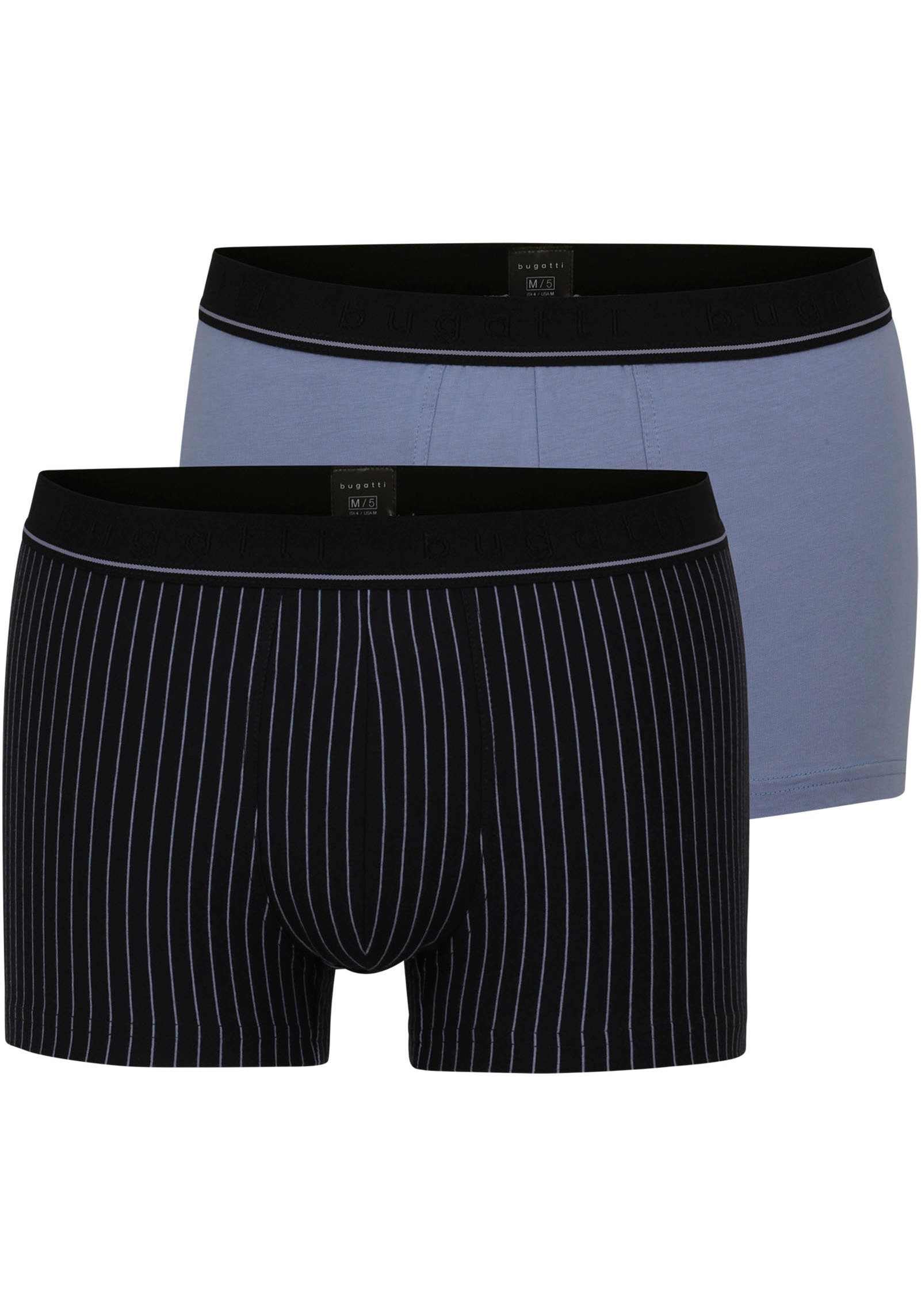 bugatti Panty »Paris« Packung, 2er Pack, 2 weich, basic, eng, atmungsaktiv, breiter Bund, Baumwollmix