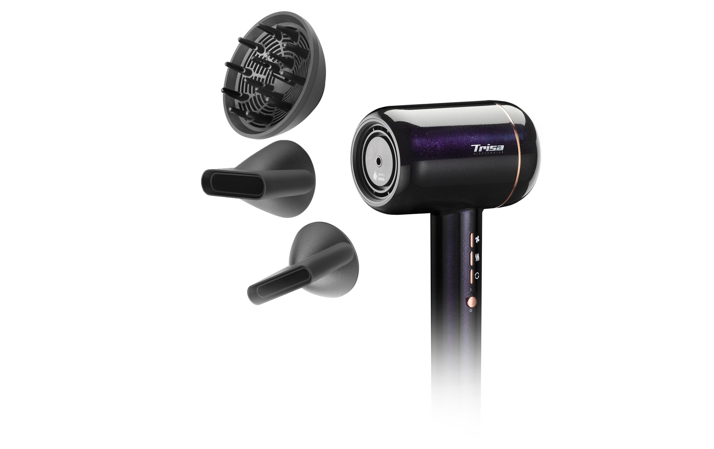 Trisa Haartrockner »Haartrockner Ultra Ionic Pro violett«