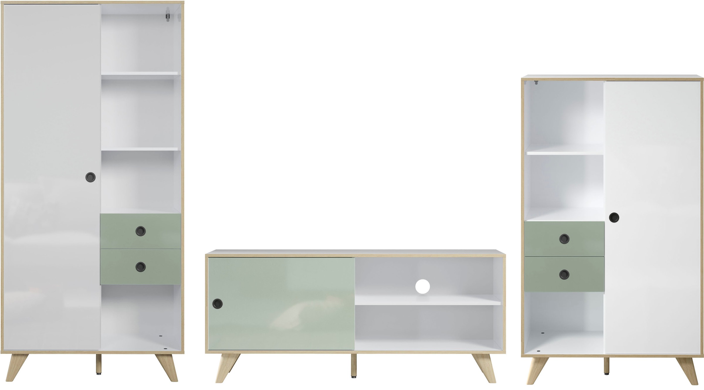 INTER-FURN Wohnzimmer-Set »Adelaide« 3 Stk. tlg.