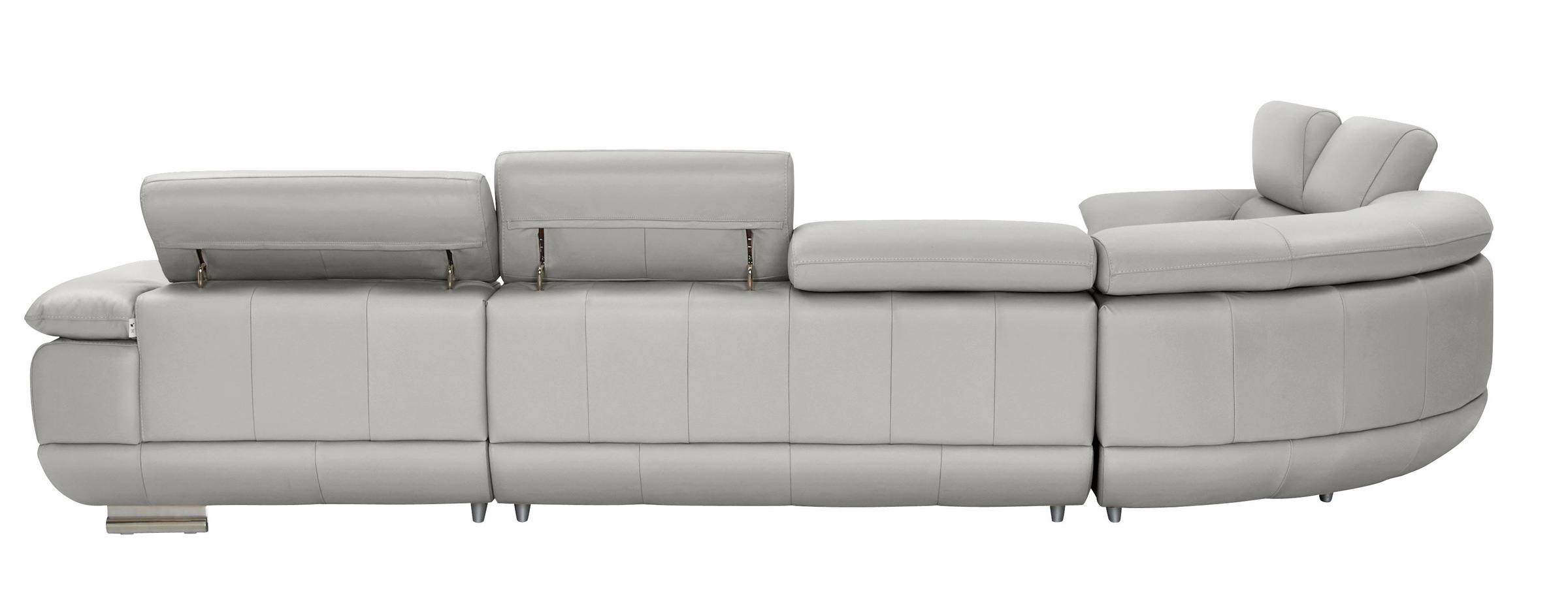CALIA ITALIA Wohnlandschaft »Magic, italienisches Sofa zum Träumen, erstklassiger Sitzkomfort«, verstellbaren Kopfstützen zum Relaxen, in 2 Lederqualitäten, U-Form