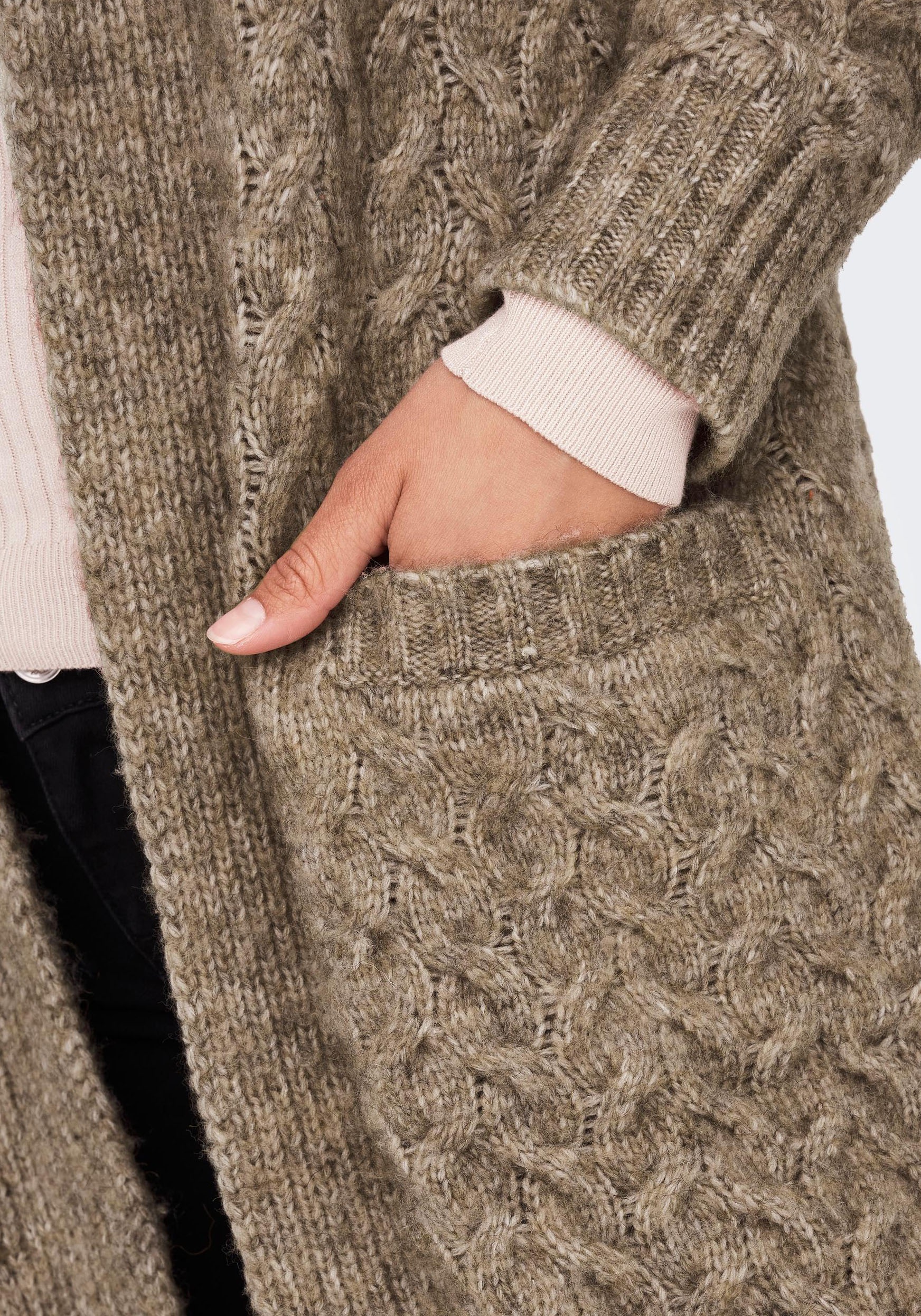 ONLY Longstrickjacke »ONLTRUDY LIFE L/S HOOD CARDIGAN KNT«