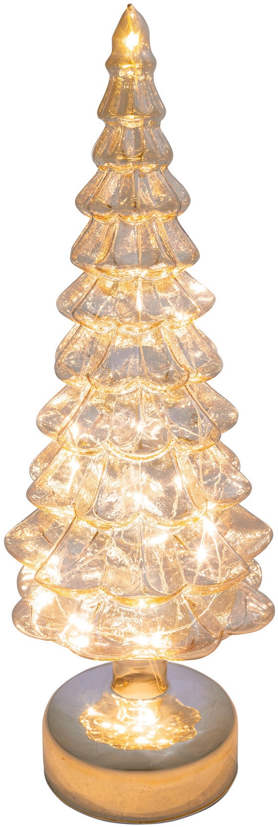 Creativ light LED Baum Glas, Jelmoli-Versand 33 12 aus »Tanne, LEDs, Höhe mit ca. online cm | Weihnachtsdeko«, Warmweiss, shoppen