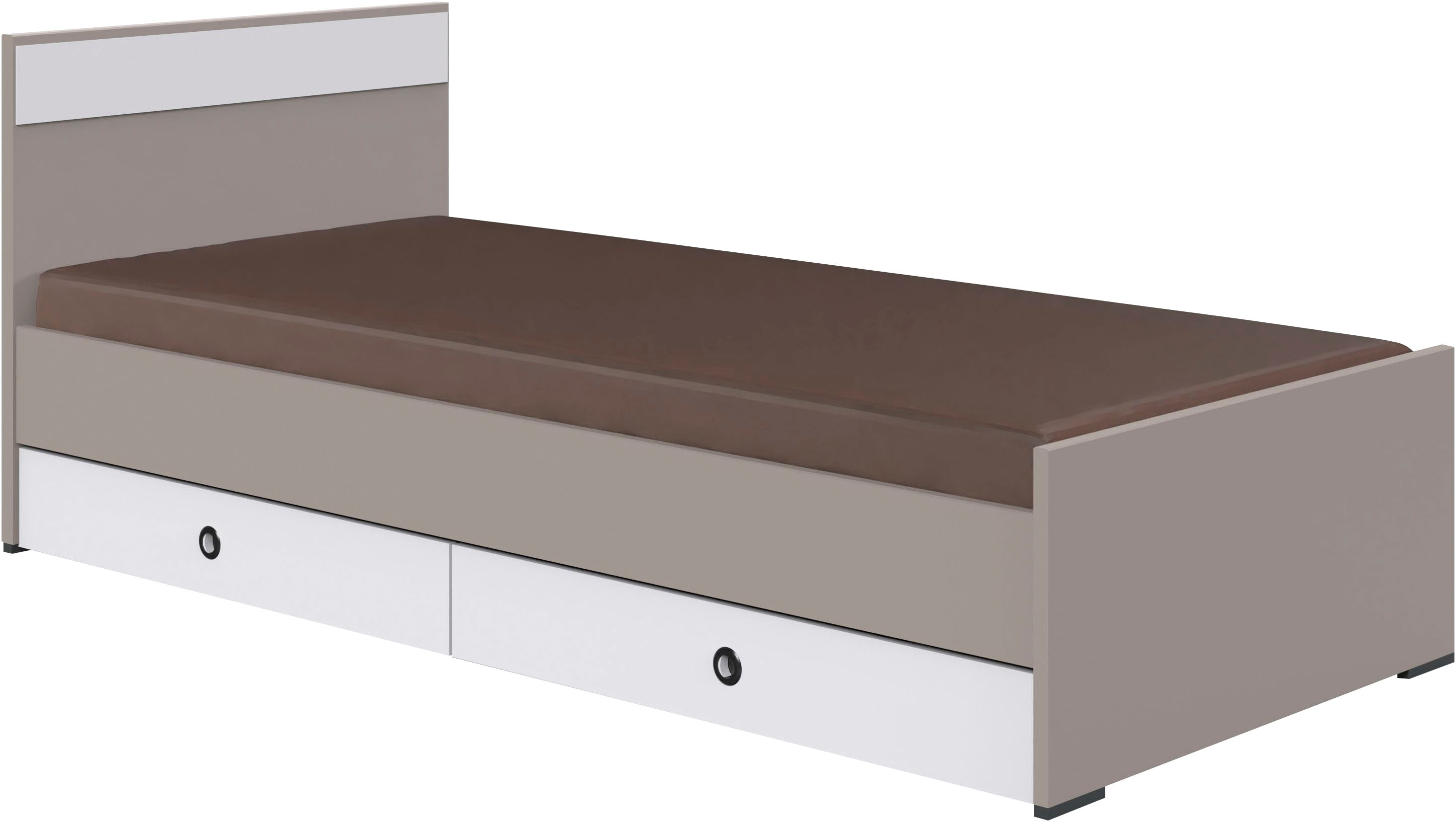 Wimex Holzbett "Bahamas erhältlich in den Breiten 90cm, 120cm & 140cm" mit Kopf- und Fussteil