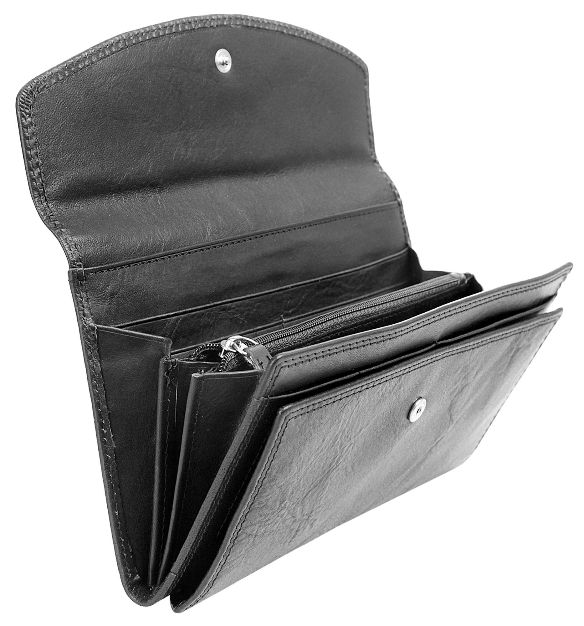 Bagan Geldbörse, echt Leder, Made in Italy