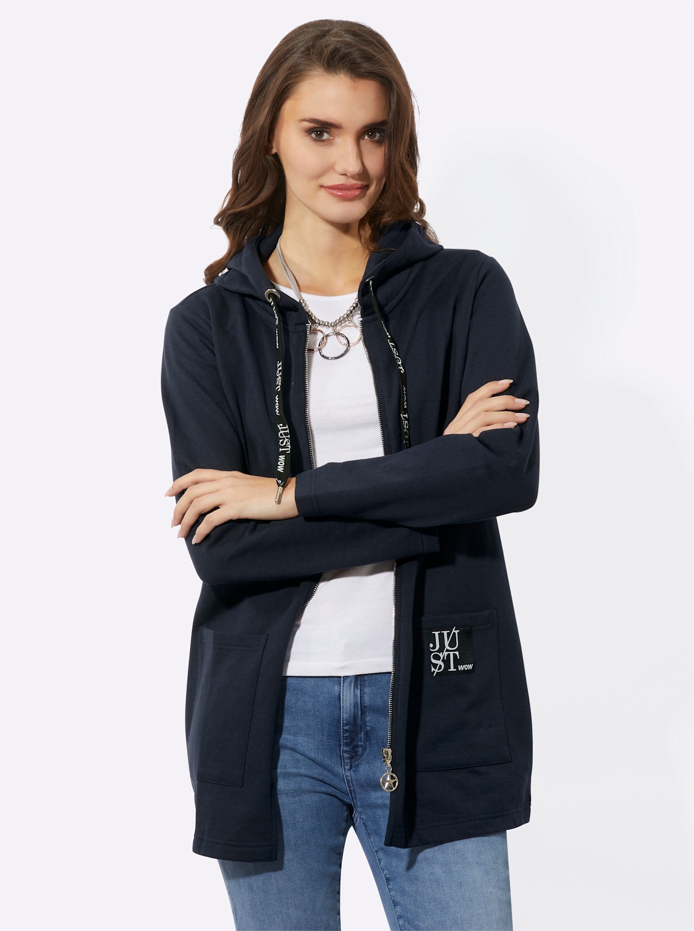Inspirationen Shirtjacke »Sweatjacke« 1 Stk.