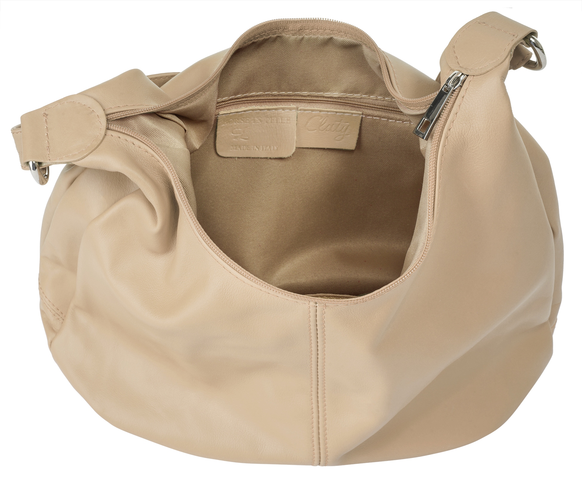 Cluty Shopper, echt Leder, Made in Italy