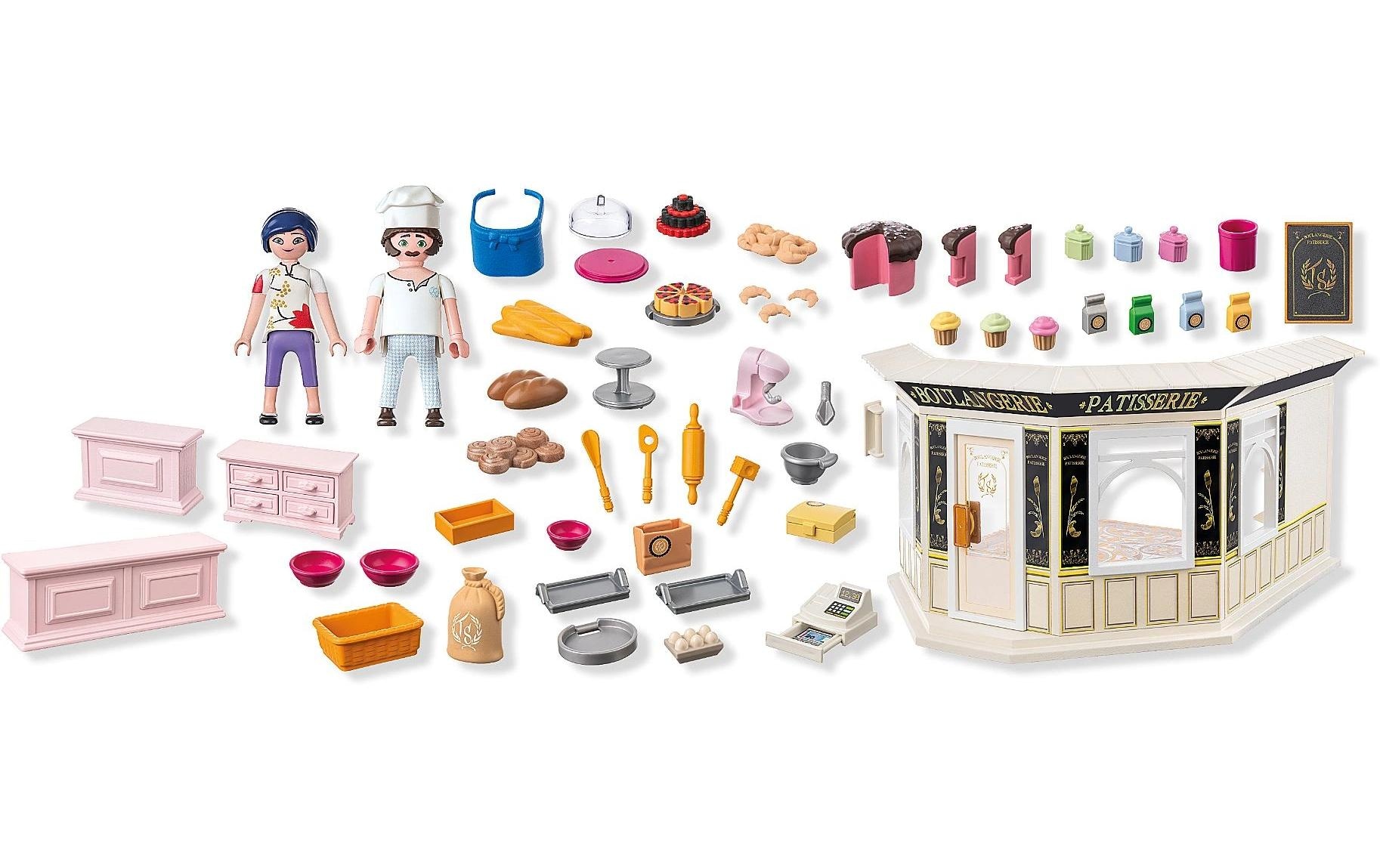 Playmobil® Spielbausteine »Miraculous Französische Bäckerei 71863«, (93 St.)