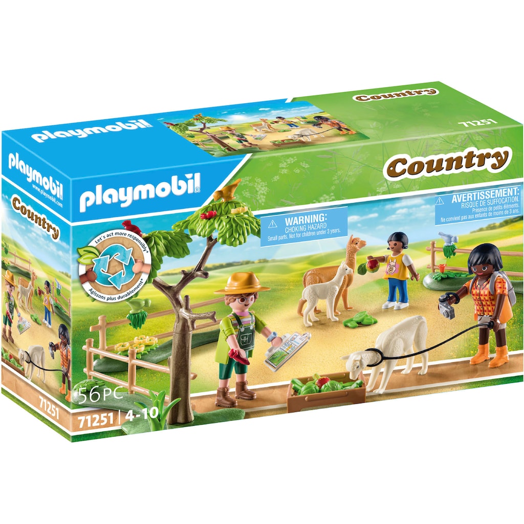 Playmobil® Konstruktions-Spielset »Alpaka-Wanderung (71251), Country«