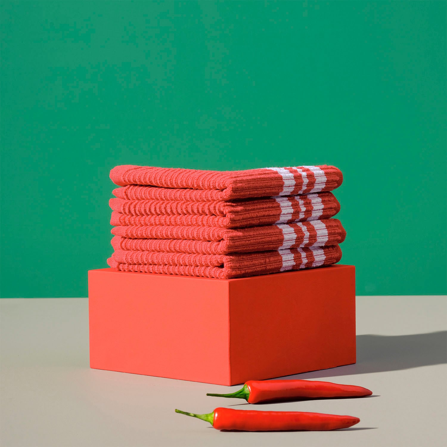 DDDDD Spültuch »Provence«, (Set, 4 tlg.), aus reiner Baumwolle, 30x30 cm