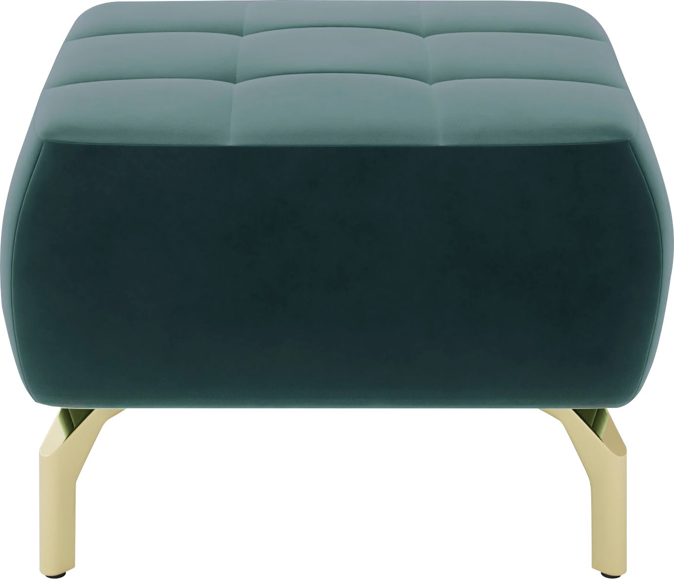 sit&more Polsterhocker »Orient 1«, goldfarbene Metallfüsse
