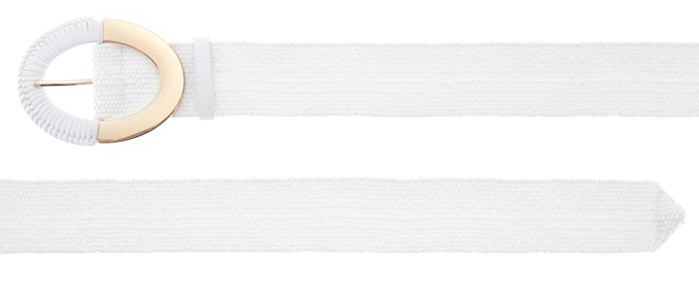 LASCANA Taillengürtel »Stretchgürtel«, Schmuckgürtel, elastischer Gürtel für Kleid & Overall, Bast-Optik