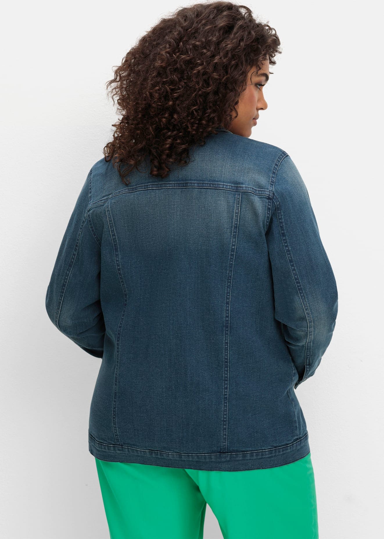 Sheego Jeansjacke, ohne Kapuze