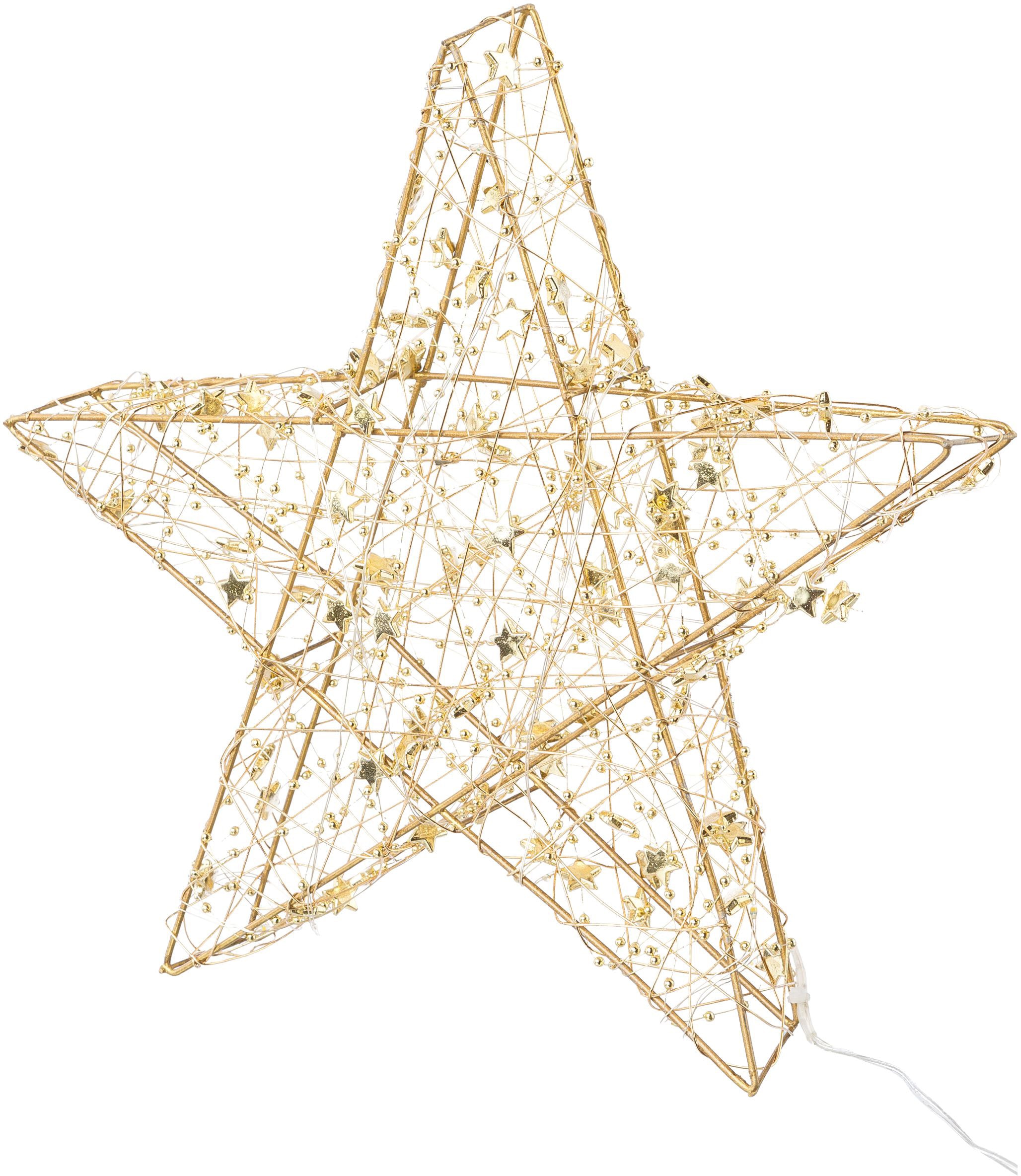 Creativ light LED Stern »Weihnachtsstern, Ø Draht, Timerfunktion cm, aus mit 30 Weihnachtsdeko«, 30 online mit LED\'s