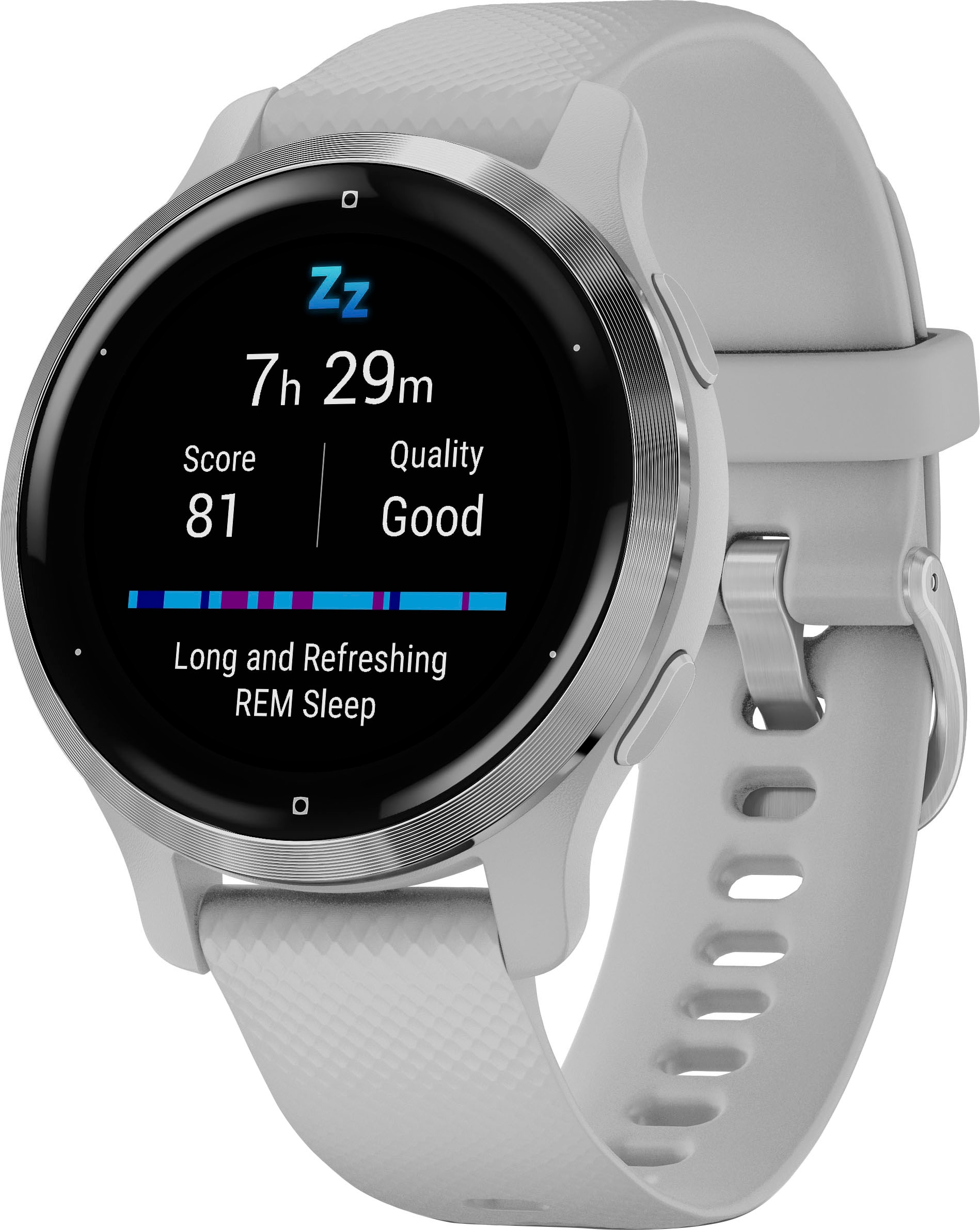 Garmin Smartwatch »Venu 2S«, (2,8 cm / 1,1 Zoll), 8 GB, 25 vorinstallierten Sport-Apps