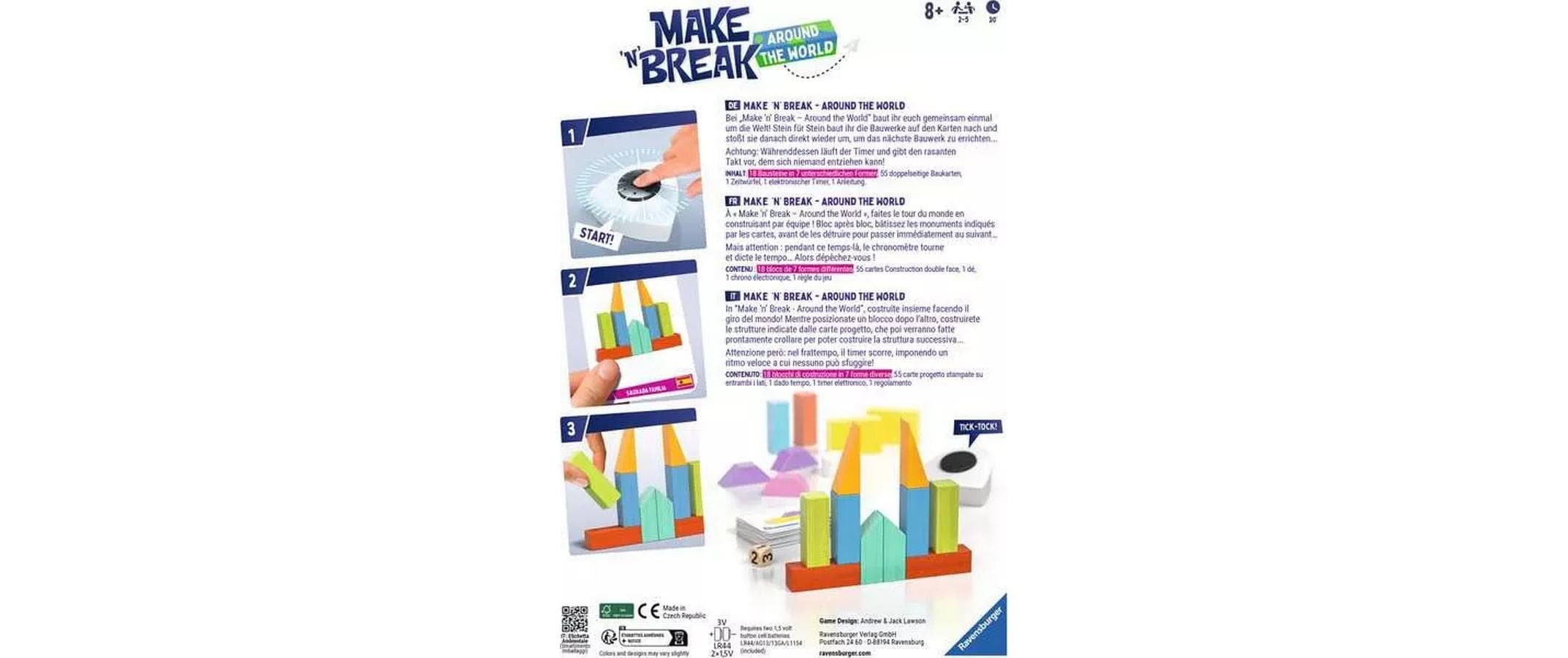 Ravensburger Spiel »Make n Break – Around the World«