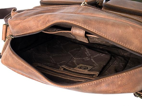 Vortaschen online Leder GreenLand praktischen Messenger Nature Bag mit Jelmoli-Versand shoppen aus »Montenegro«, echtem |