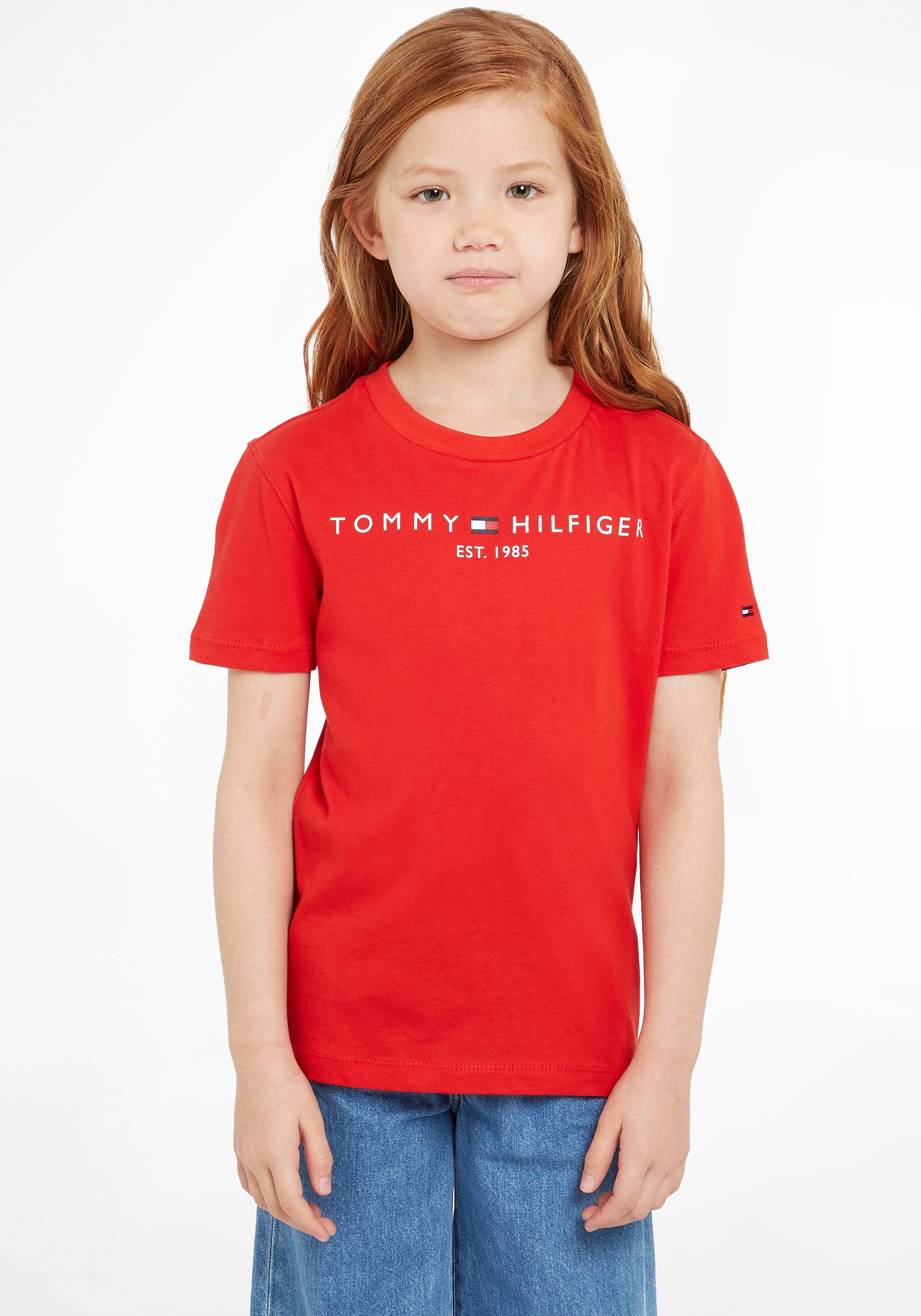 Junior Kinder TEE«, Kids Mädchen MiniMe,für | günstig »ESSENTIAL Jungen Tommy Hilfiger T-Shirt und bestellen Jelmoli-Versand ✵