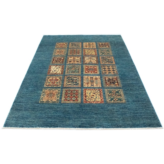 morgenland Wollteppich »Gabbeh Teppich handgeknüpft blau«, rechteckig,  handgeknüpft online bestellen | Jelmoli-Versand