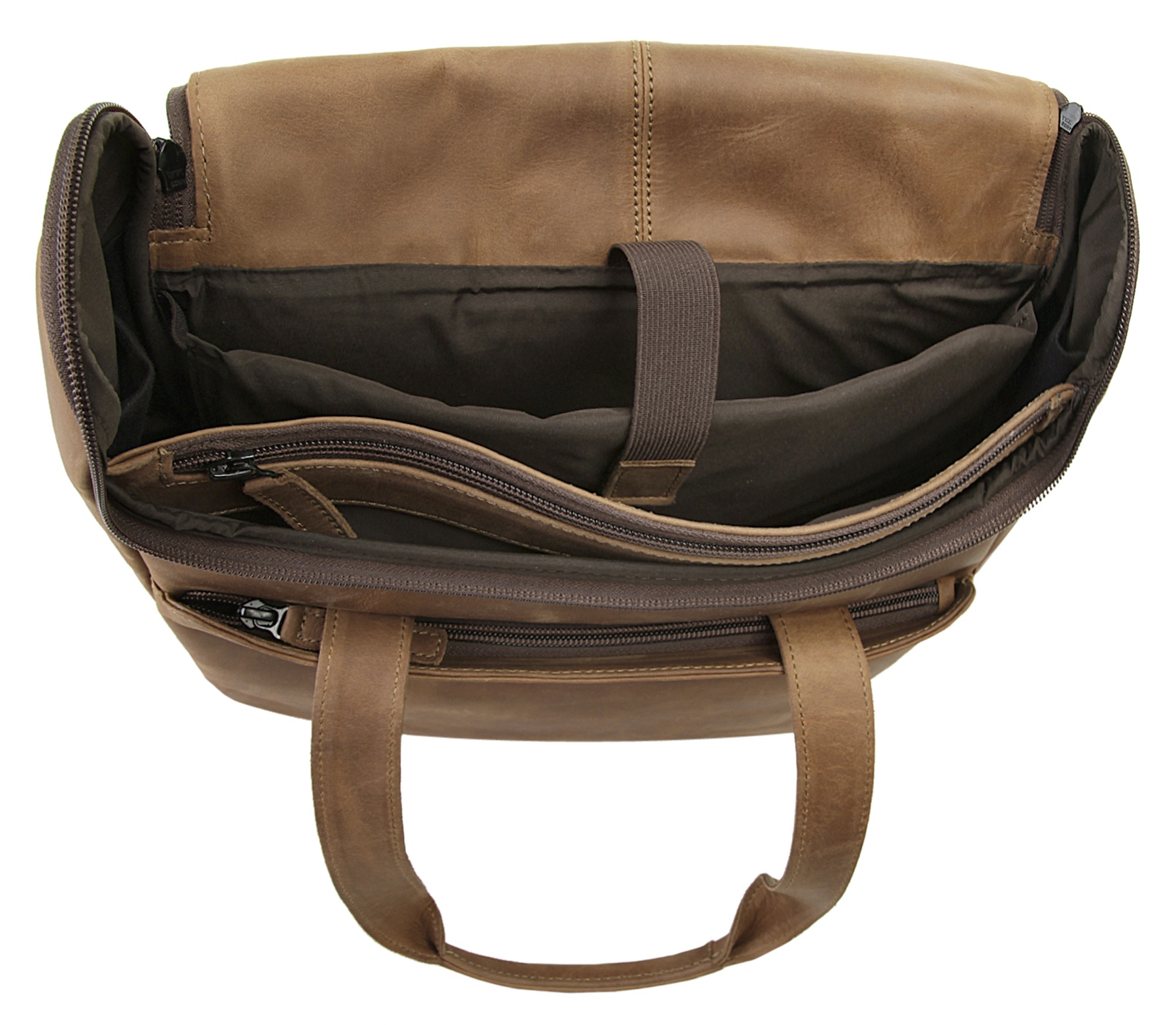 Harold's Laptoprucksack »2IN1«, echt Leder