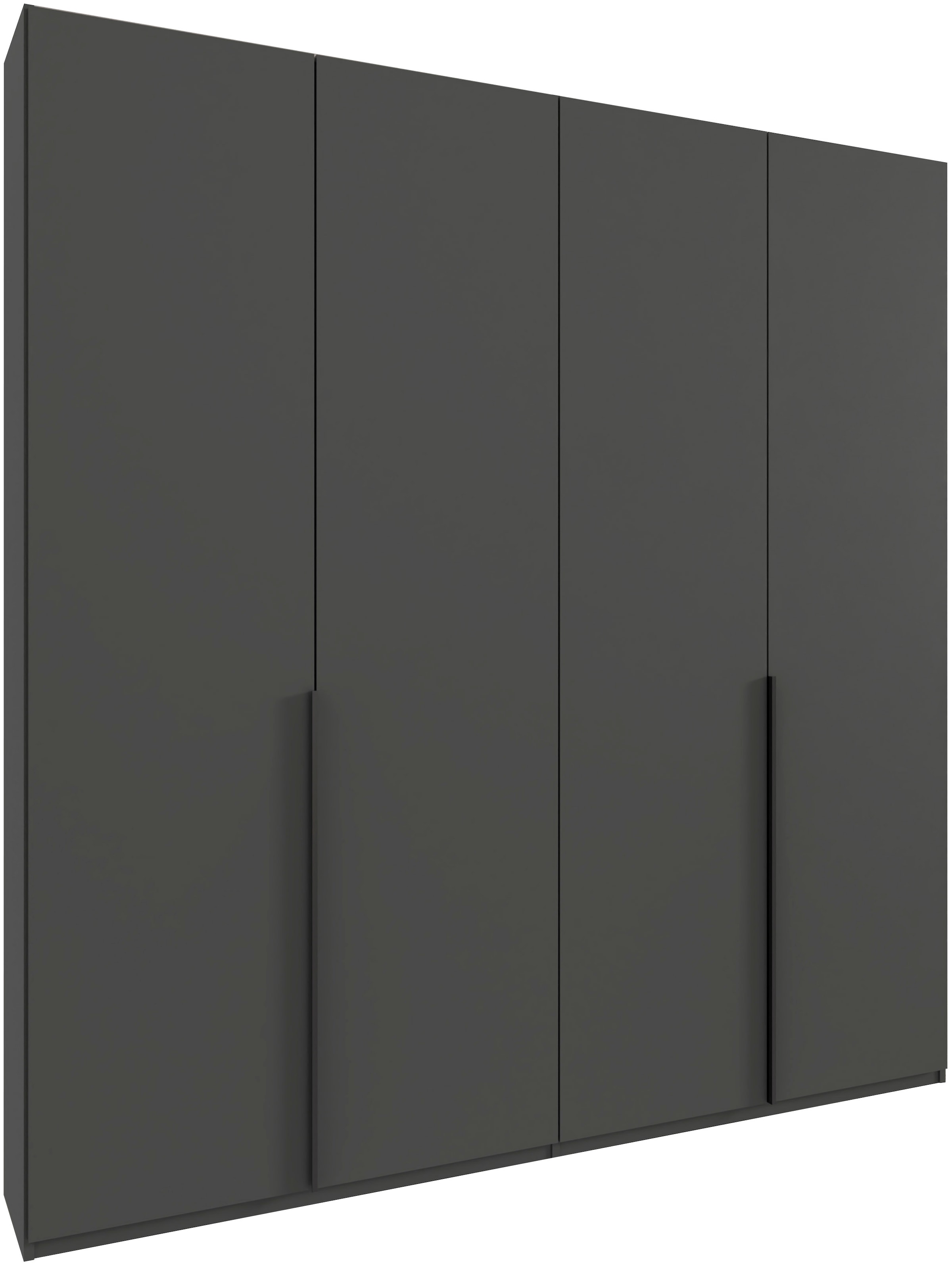 Wimex Kleiderschrank »Mugano,in 5 Breiten,2 Höhen,2 Tiefen, viele Farben, Made in Germany« in Basic oder Premium Ausstattung, mit langen Griffen aus Metall, mit oder ohne Spiegel