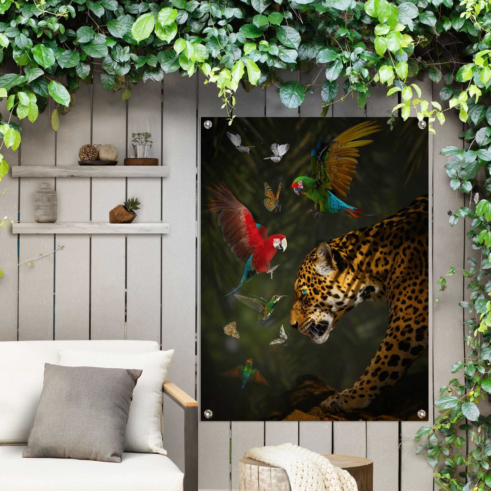 Reinders! Poster Balkon »Dschungeltiere«, Jelmoli-Versand Outdoor | online shoppen oder für Garten