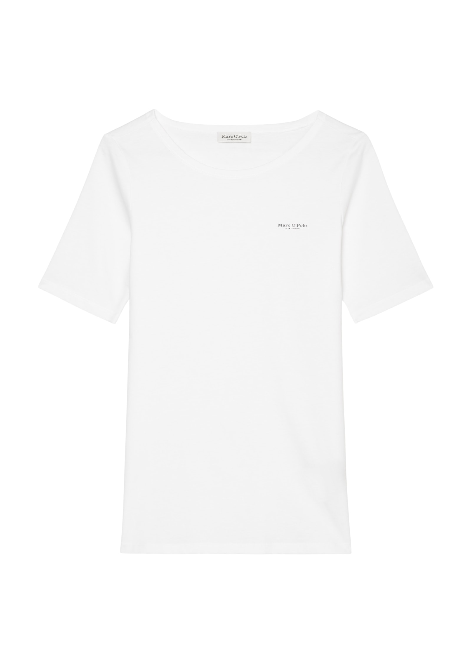 Marc O\'Polo T-Shirt »T-shirt, short-sleeve, round neck, logo-print«, mit  kleinem Logo auf der Brust online bestellen bei Jelmoli-Versand Schweiz