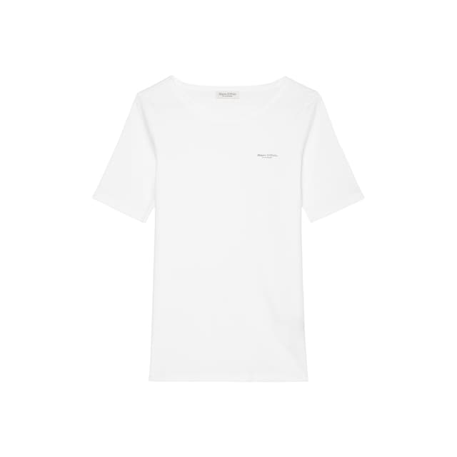 Marc O'Polo T-Shirt »T-shirt, short-sleeve, round neck, logo-print«, mit  kleinem Logo auf der Brust online bestellen bei Jelmoli-Versand Schweiz
