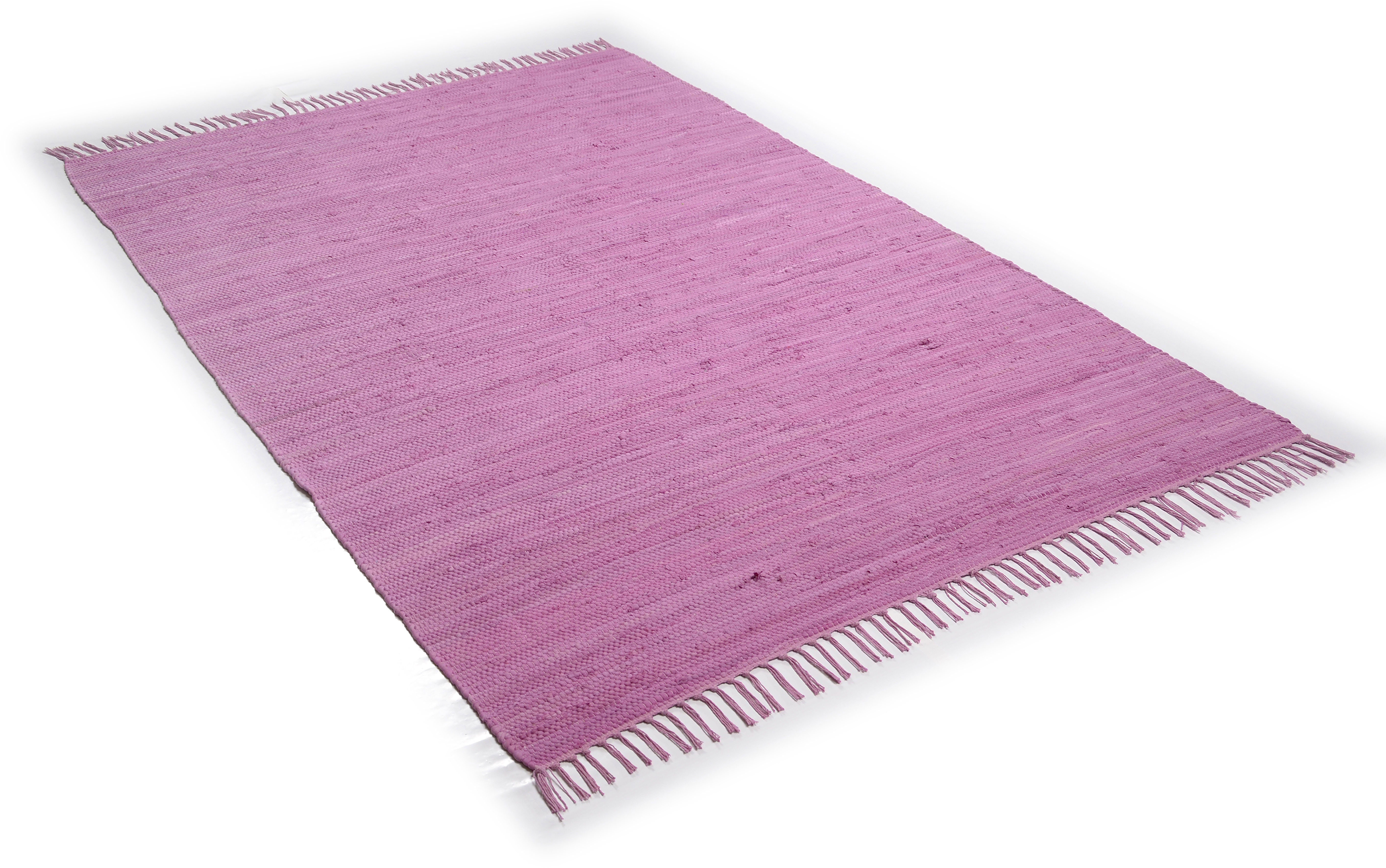 Teppich »Happy Cotton«, rechteckig, Handweb Teppich, Flachgewebe, reine Baumwolle,...