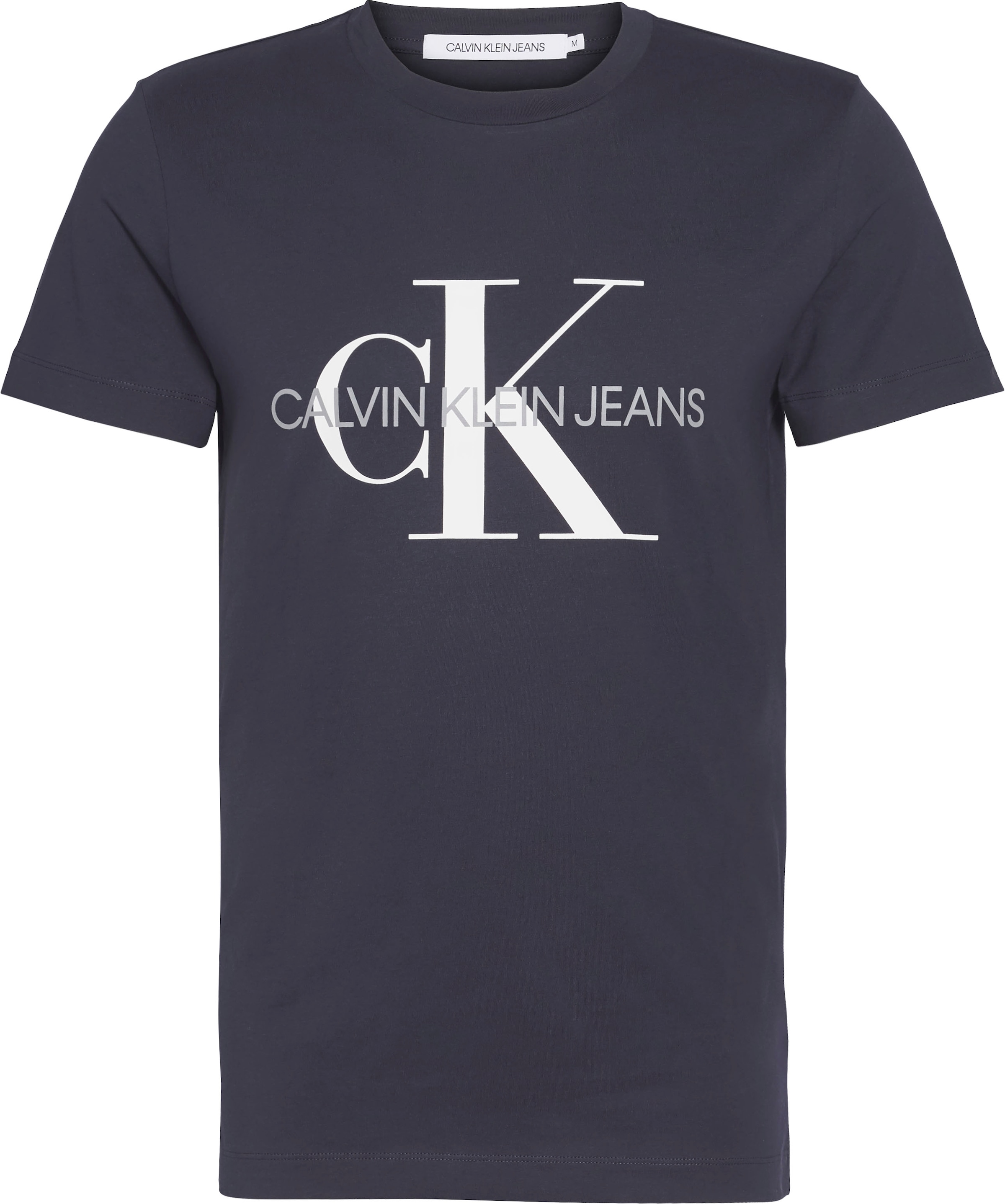 Calvin Klein Jeans T-Shirt »ICONIC MONOGRAM SLIM TEE«, mit grossem CK-Print