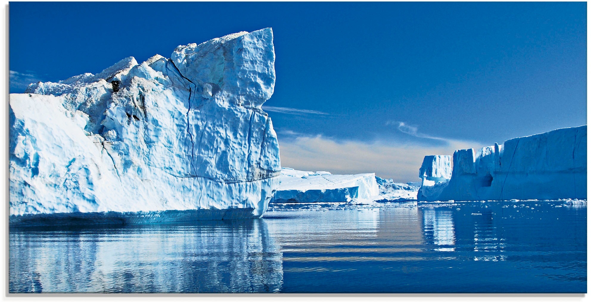 Diskobucht (1 | Glasbild - - verschiedenen shoppen St.), Jelmoli-Versand Grössen Artland in Arktis, »Eisberge online Grönland«,