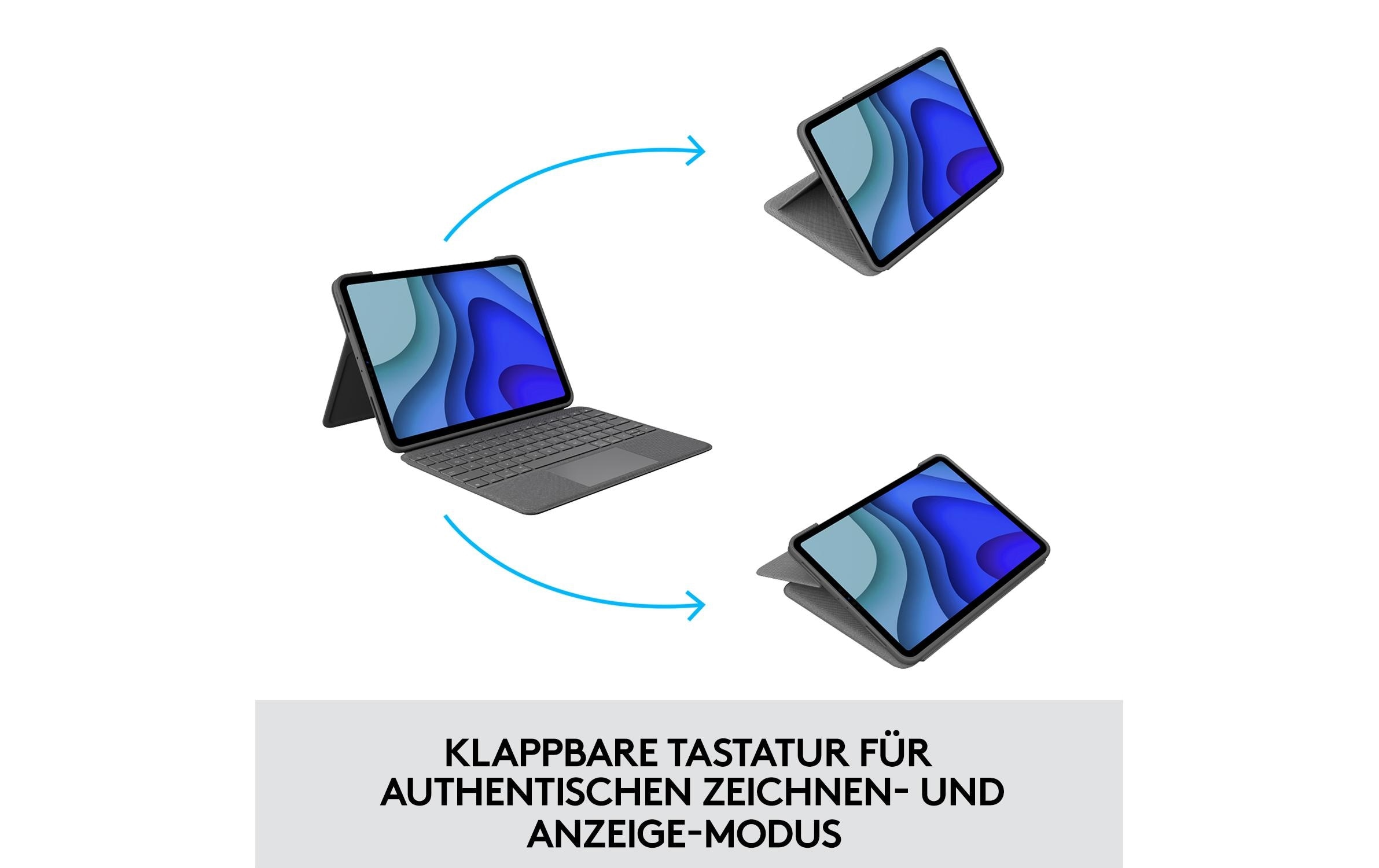 Logitech Tablet-Hülle »Tastatur Cover Foli«, iPad Pro 11" (1. & 2. Generation)-iPad Pro 11" (3. Generation)