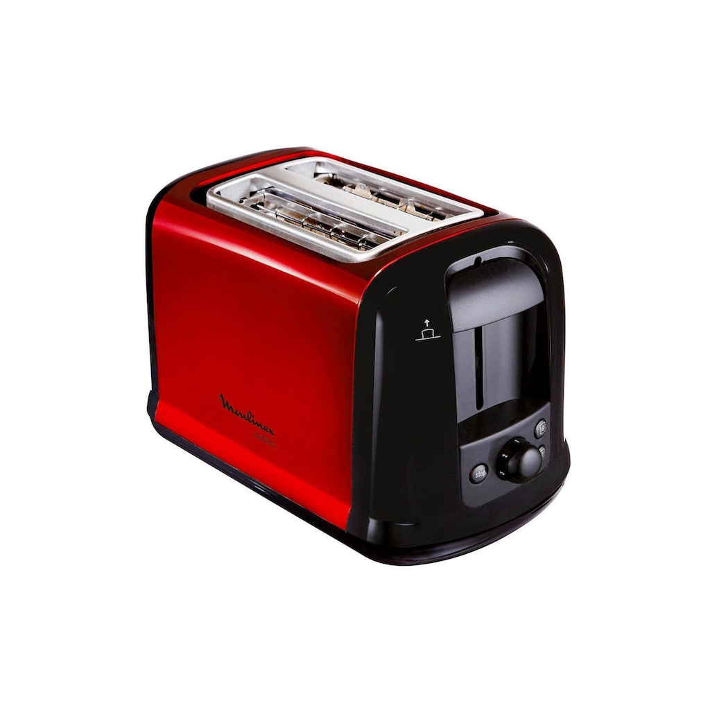 Moulinex Toaster »Subito Rot«, für 2 Scheiben, 850 W