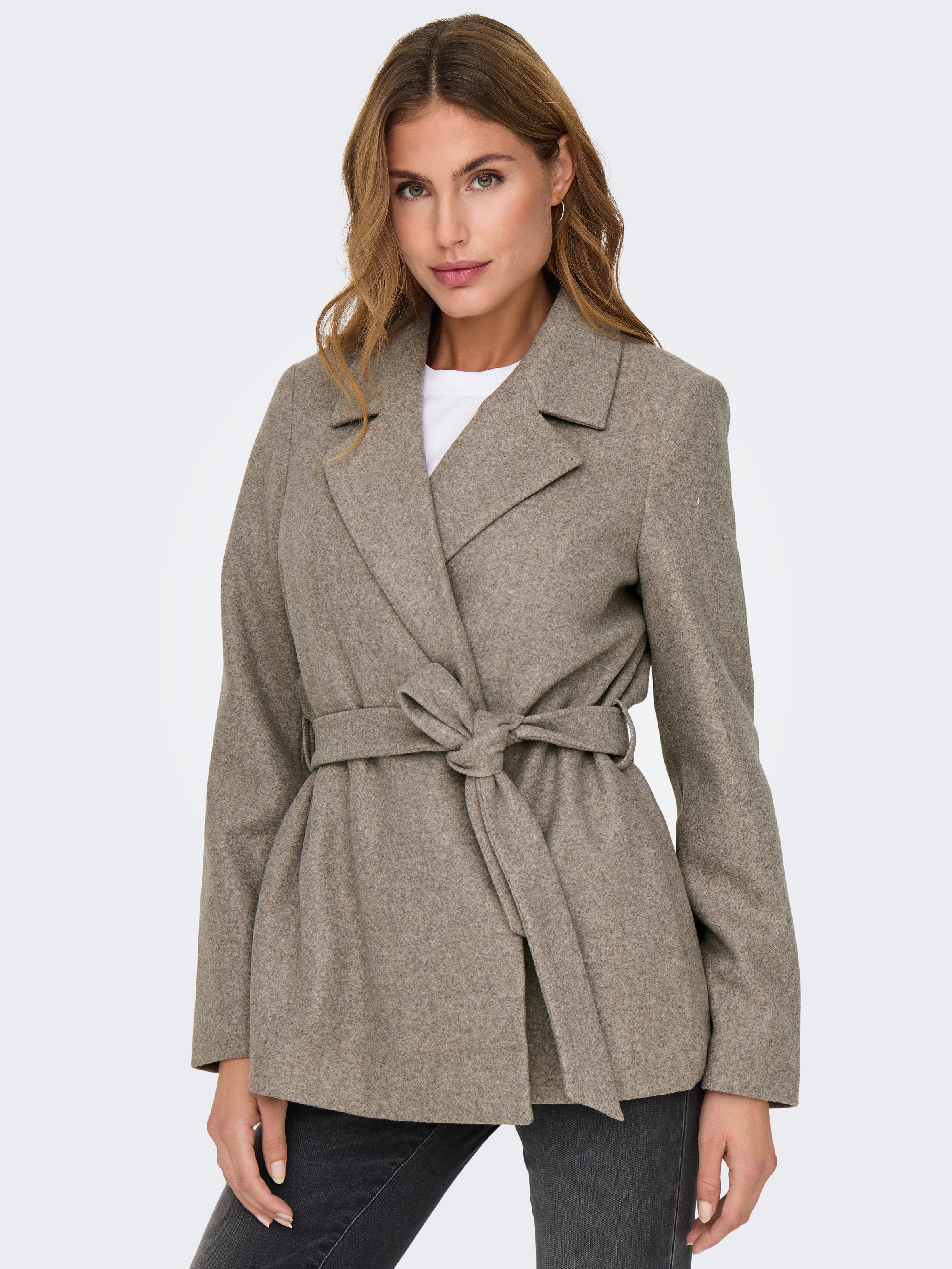 ONLY Kurzmantel »ONLALVILDA LIFE SHORT WRAP COAT OTW«