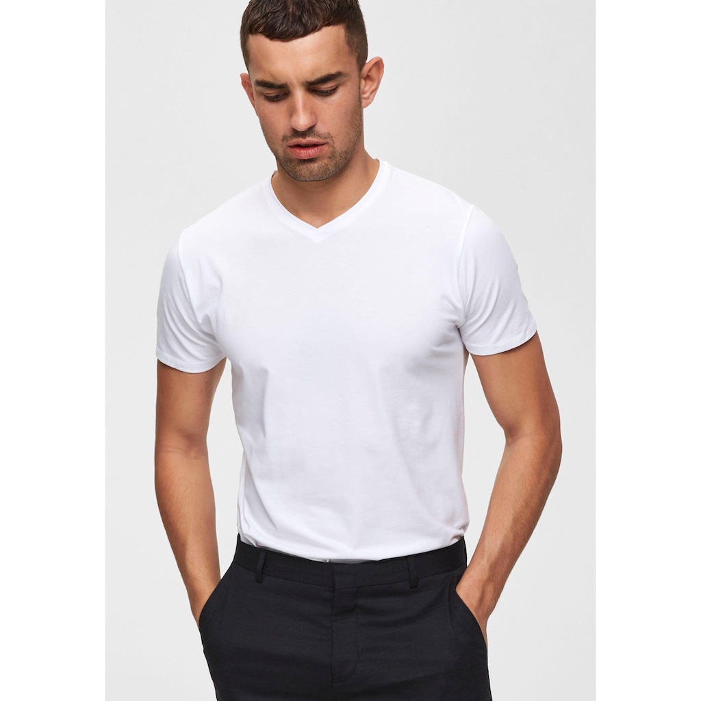 SELECTED HOMME V-Shirt »Basic V-Shirt«