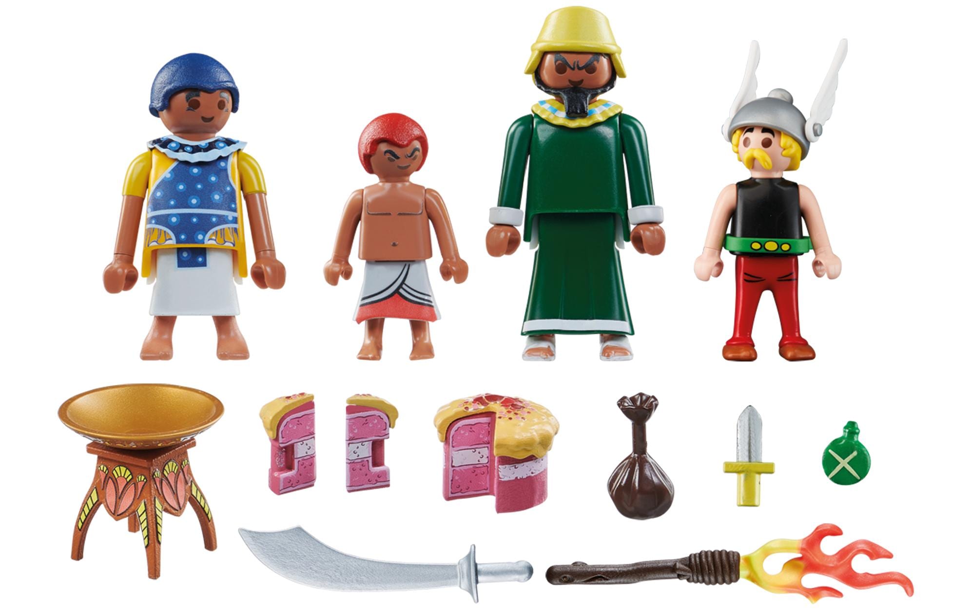 Playmobil® Spielbausteine »Asterix Pyradonis' vergiftete Torte 71269«, (24 St.)