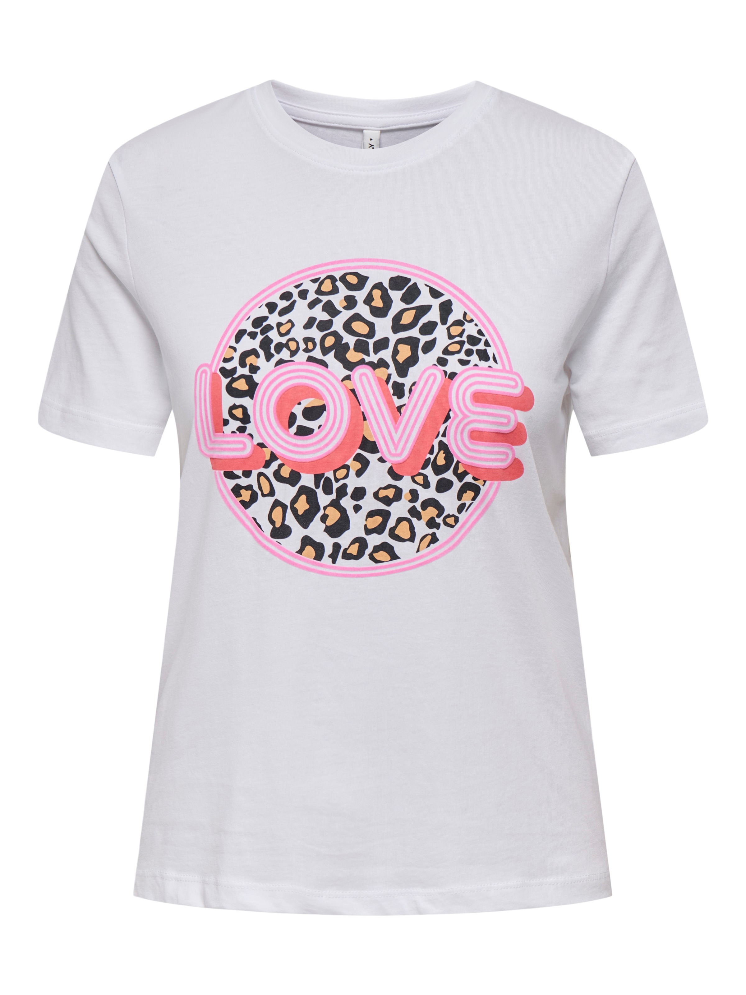 ONLY Kurzarmshirt »ONLARIYA LIFE REG S/S LOVE TOP BOX JRS«