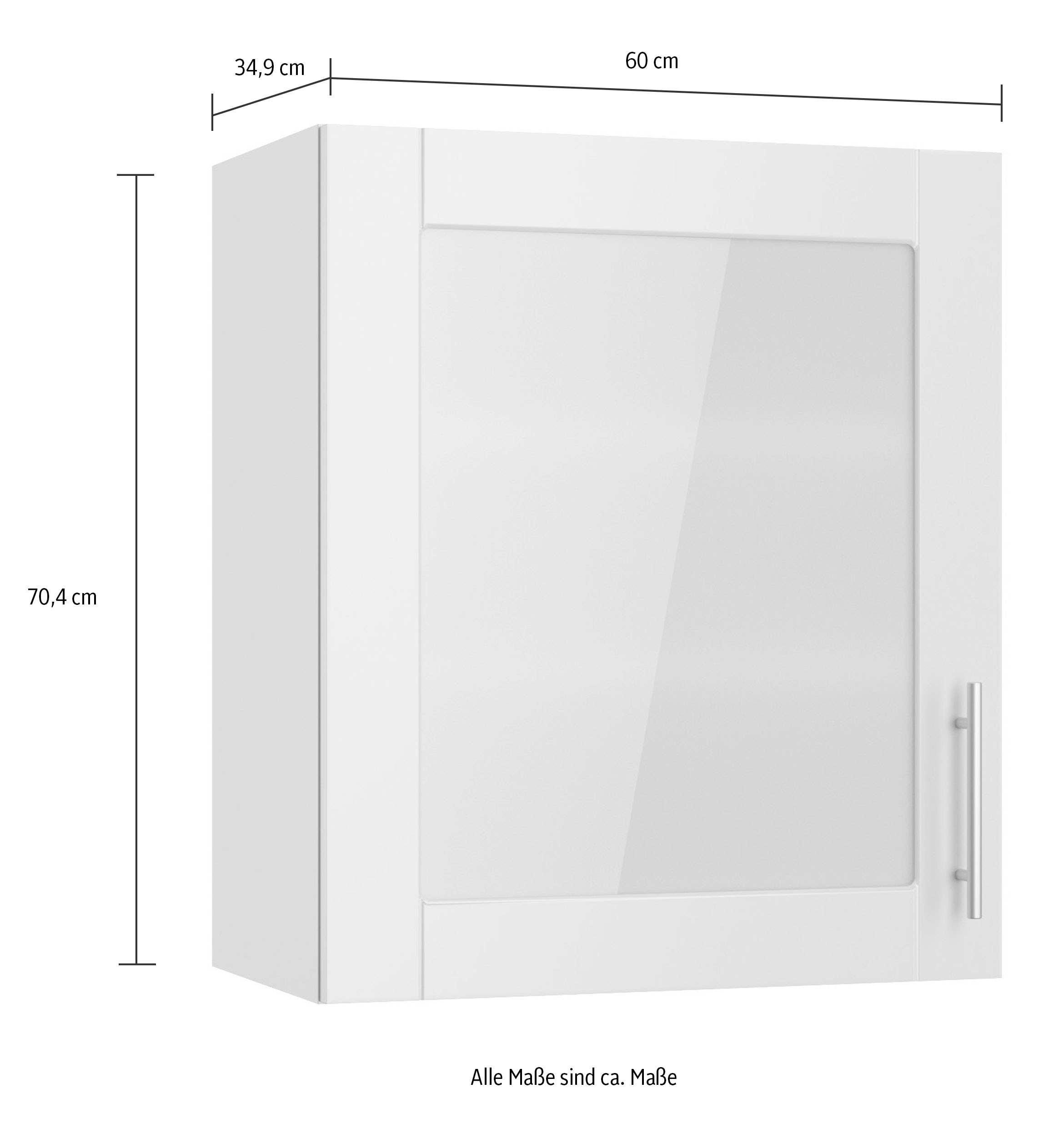 ❤ OPTIFIT Glashängeschrank »Ahus«, Breite 60 cm ordern im Jelmoli-Online  Shop | Hängeschränke