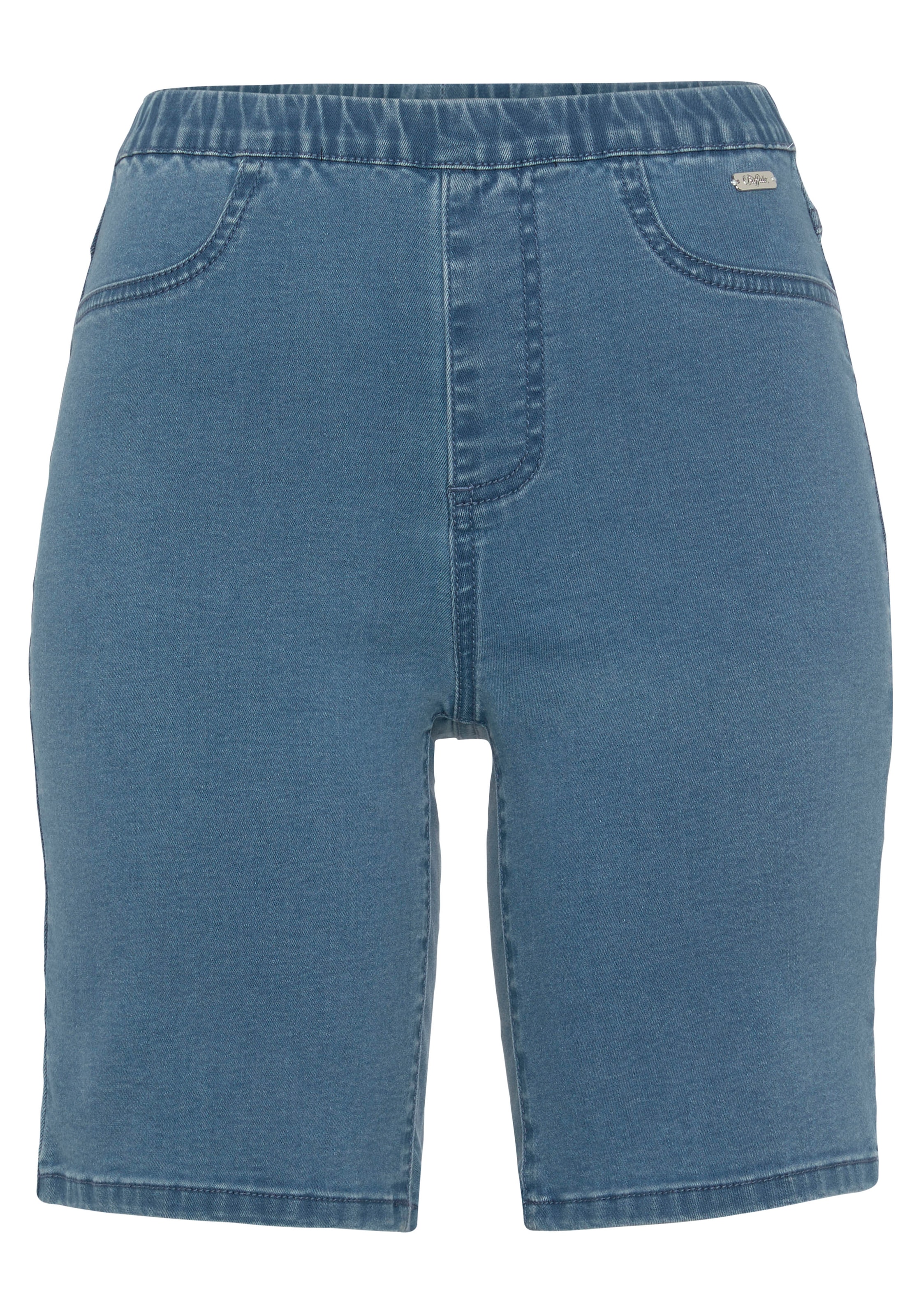 Buffalo Bermudas, im elastischem Denim mit zwei Gesässtaschen