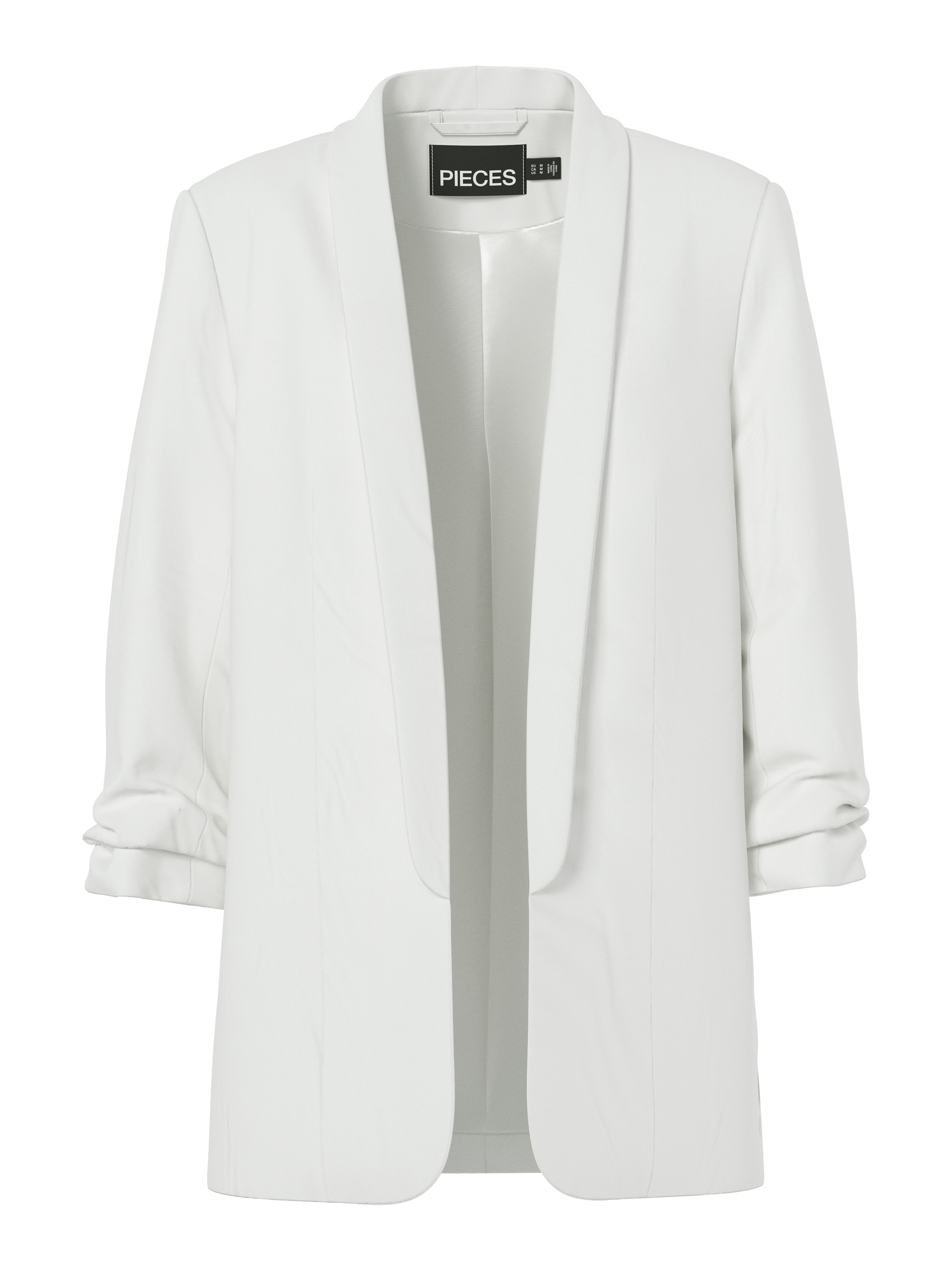 pieces Blusenblazer »PCBOSELLA 3/4 BLAZER NOOS«, mit Faltendetail am Ärmel