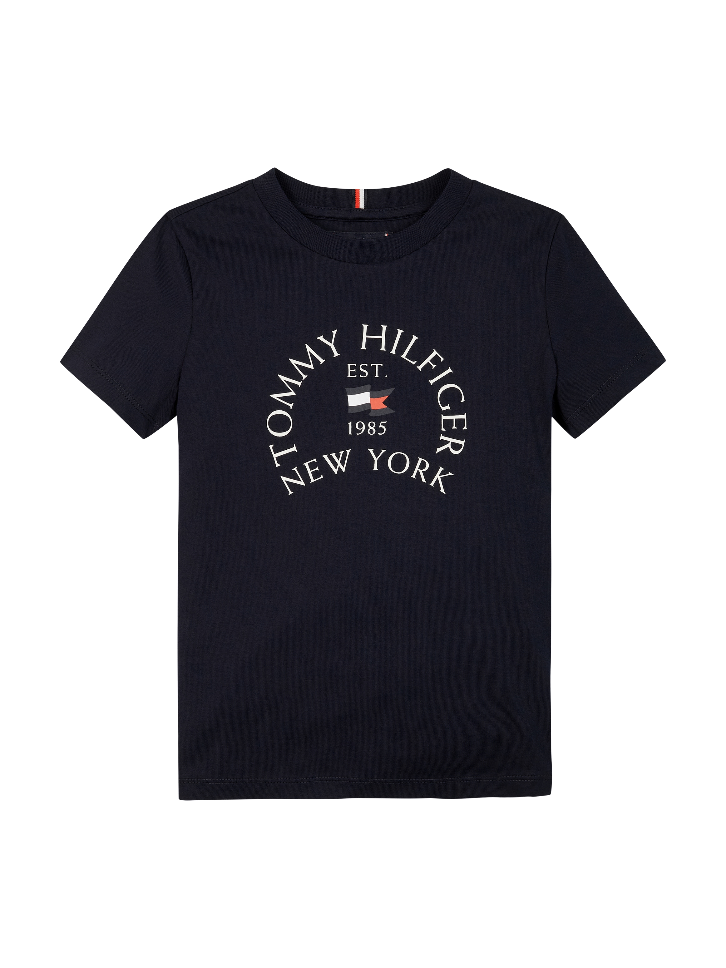 Tommy Hilfiger T-Shirt »NAUTICAL ARCH PRINTED REG TEE SS«, mit grossem Logo