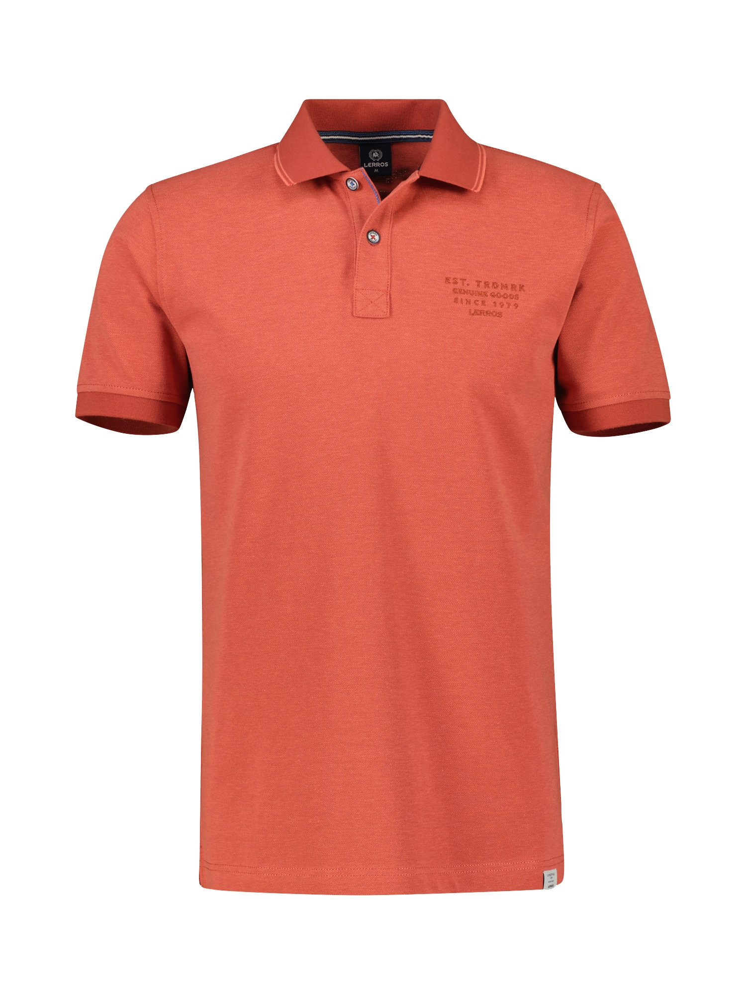 LERROS Poloshirt »LERROS Poloshirt in Melange Optik«