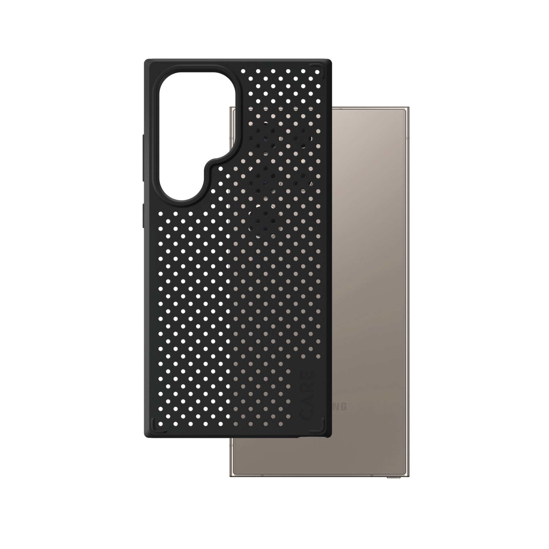 CARE by PanzerGlass Handyhülle »Heat Beat Case für Samsung Galaxy S25 Ultra«, Backcover, Schutzhülle, Handyschutzhülle, Case, Schutzcase, stossfest