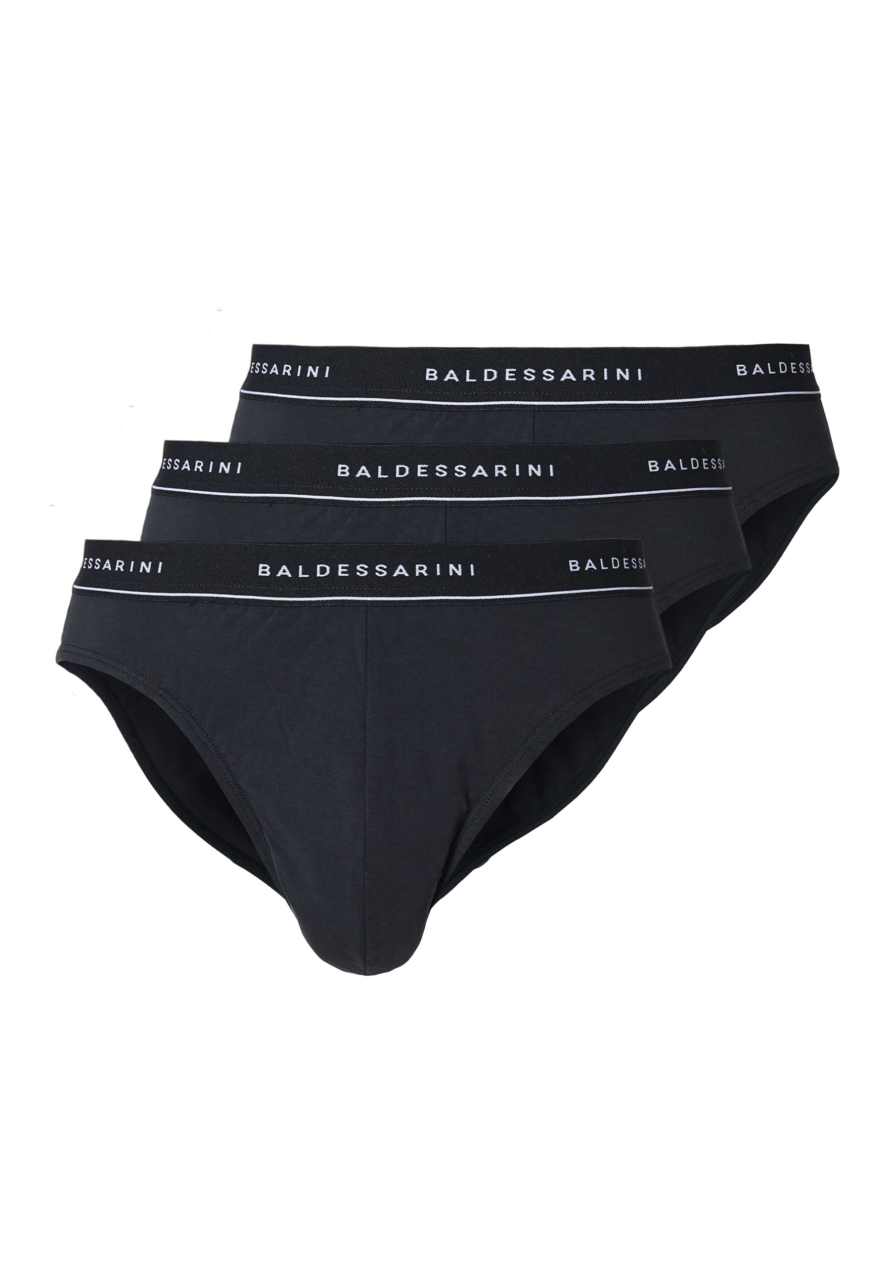 BALDESSARINI Minislip »Monaco« 3er-Pack, Breiter Bund, eng, elastisch, basic, atmungsaktiv, Baumwollmix