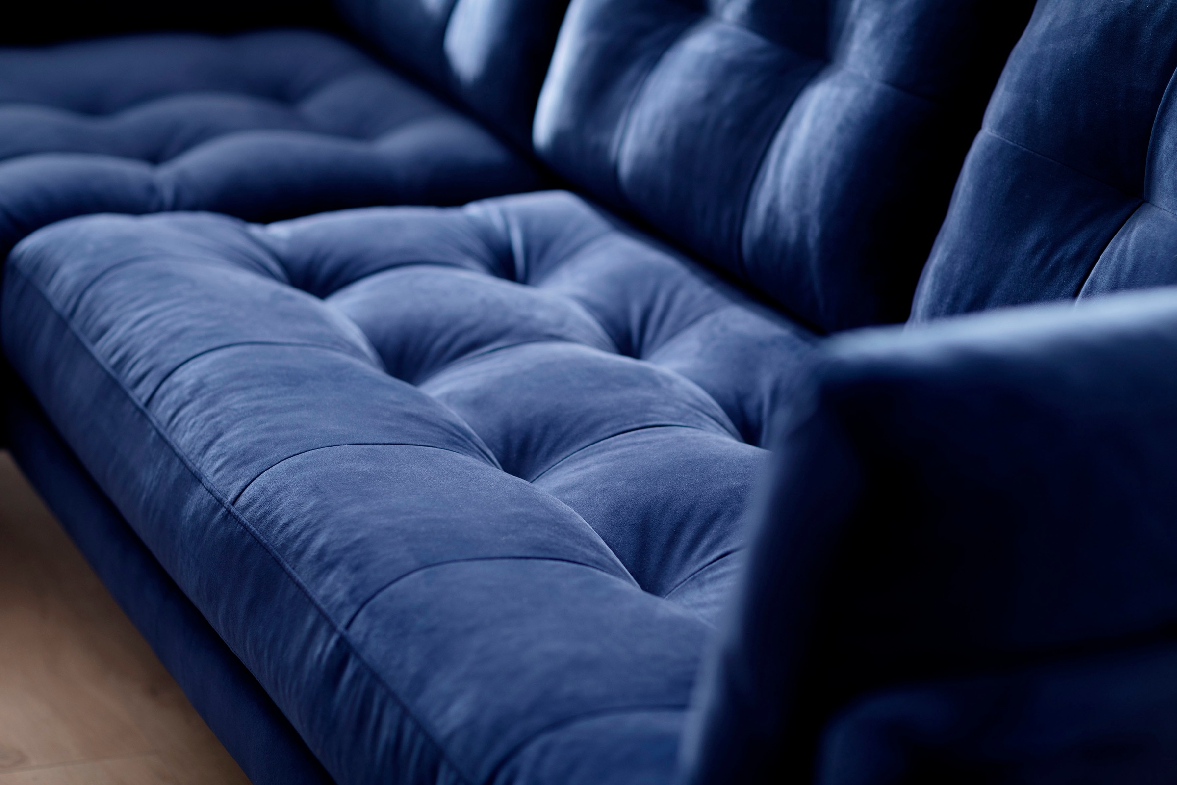 Trends by HG Ecksofa »Landau L-Form«, in Cord-Stoff mit Metallfuss