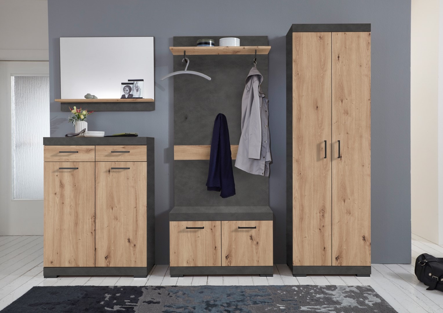 FMD Garderobenschrank