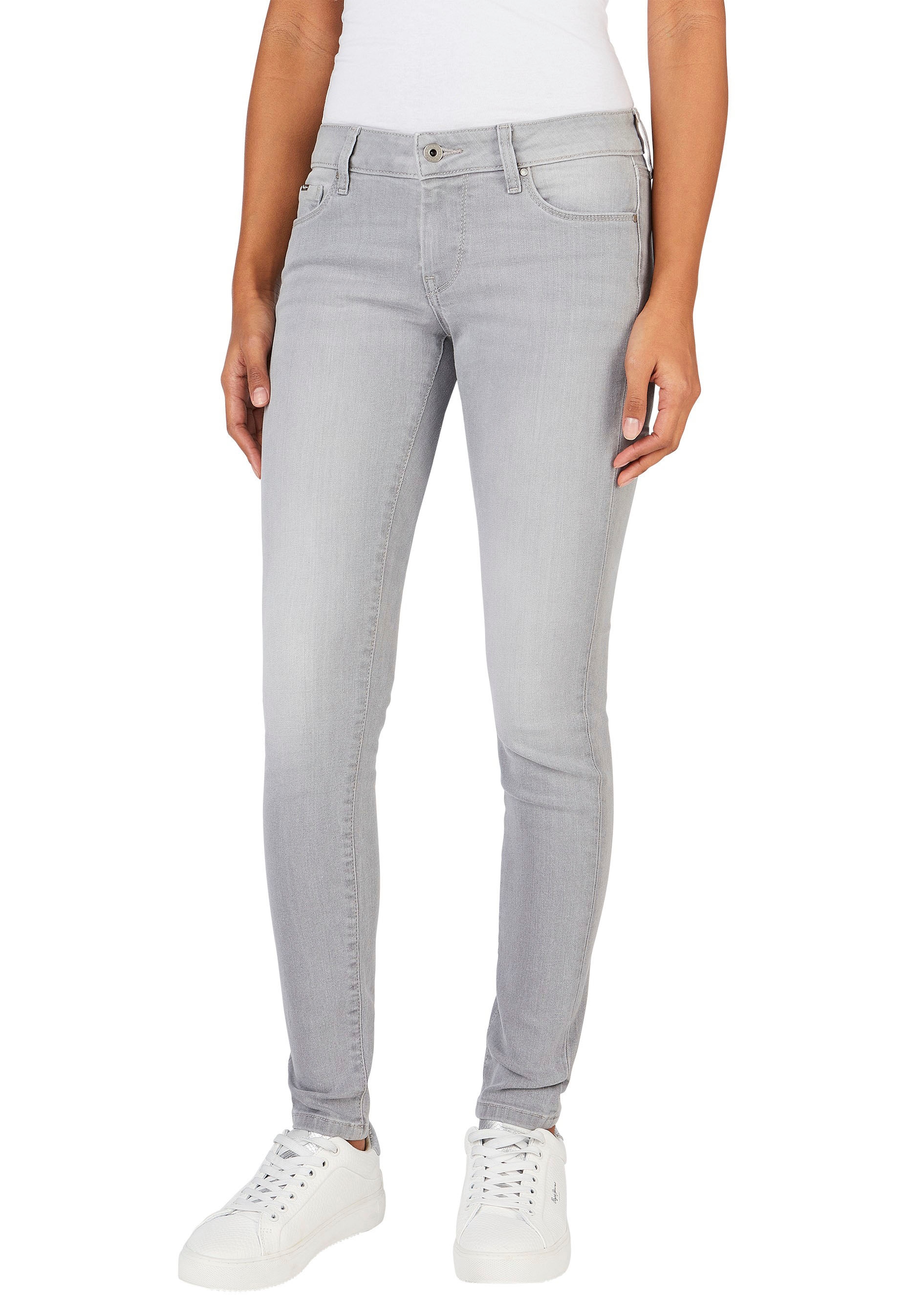 Pepe Jeans Skinny-fit-Jeans »SOHO«, 5-Pocket-Stil Stretch-Anteil online und bei mit im 1-Knopf kaufen Jelmoli-Versand Schweiz Bund