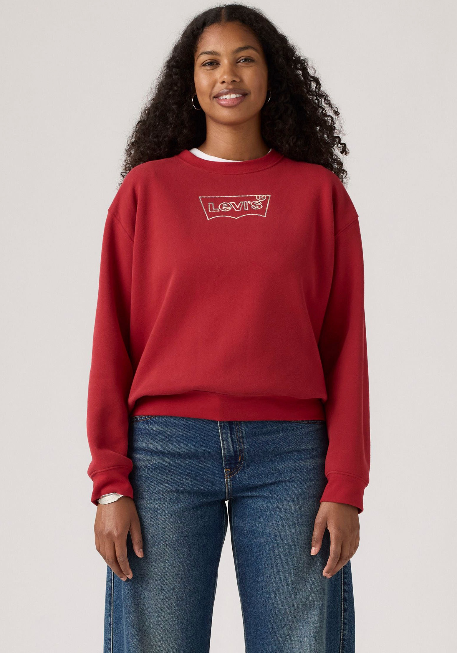 Levi's® Sweatshirt »GR EVERYDAY CREW«, mit winterlichem Logoprint