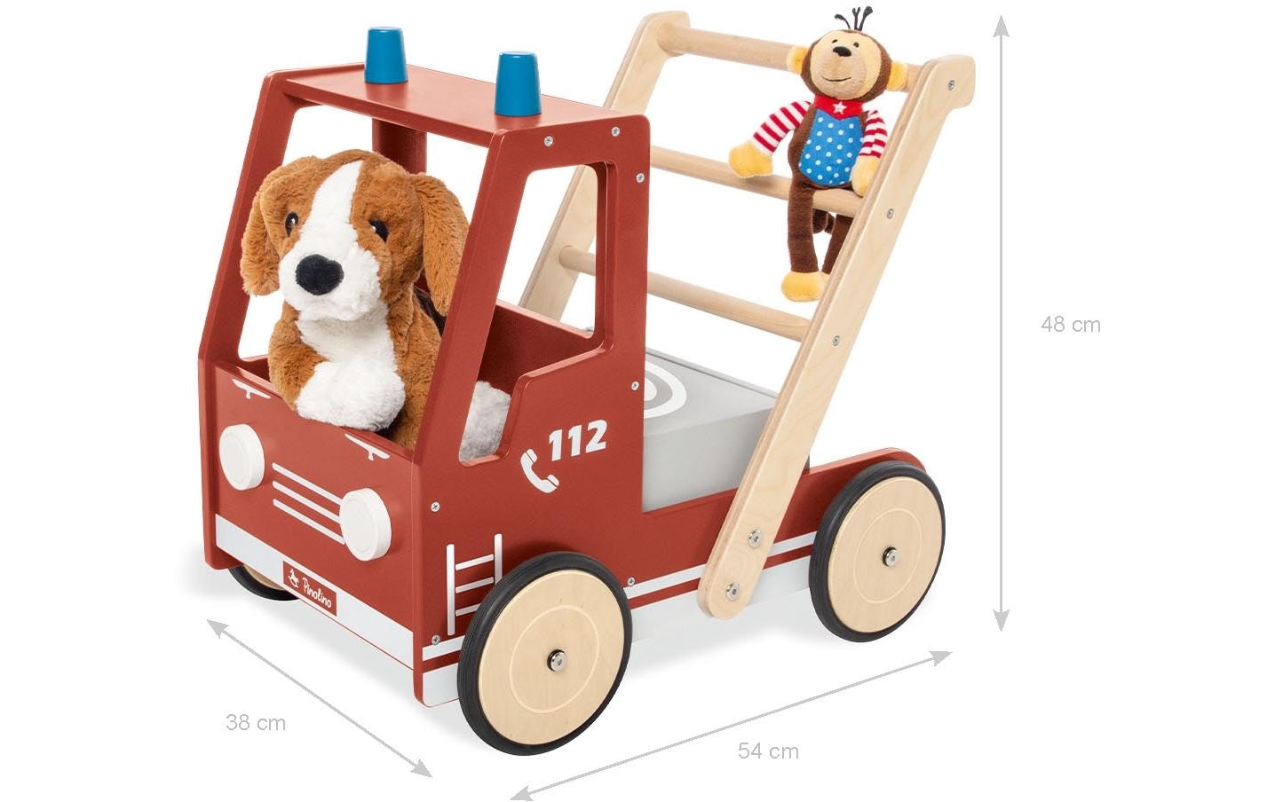 Pinolino® Lauflernwagen »Feuerwehrauto«