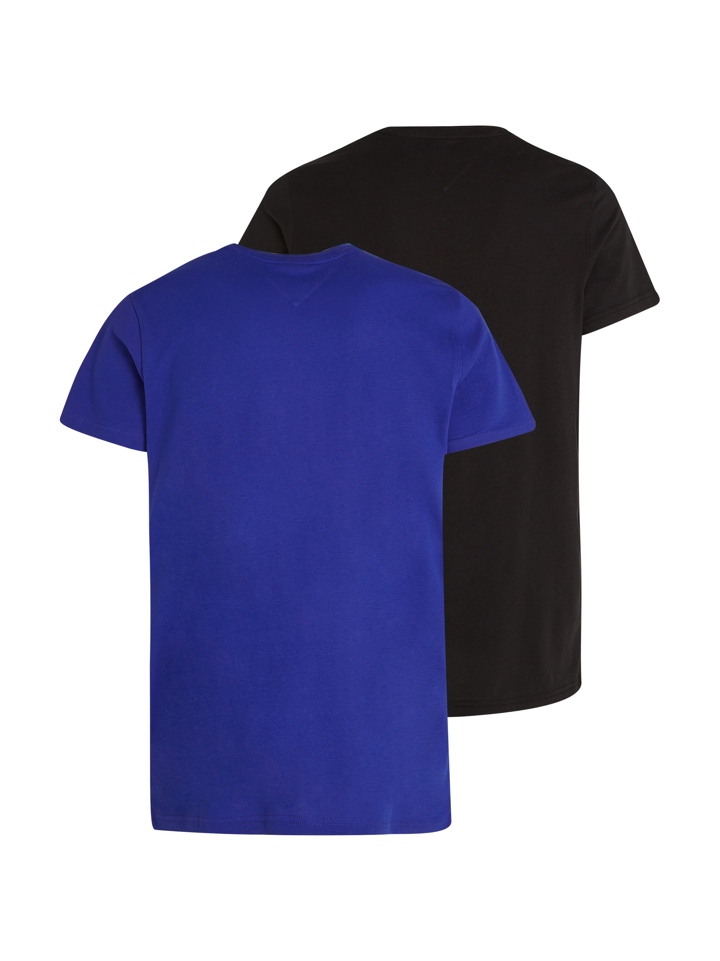 Tommy Jeans Plus T-Shirt »TJM XSLIM 2PACK JERSEY TEE EXT« Packung, 2 Stk. Markenstickerei