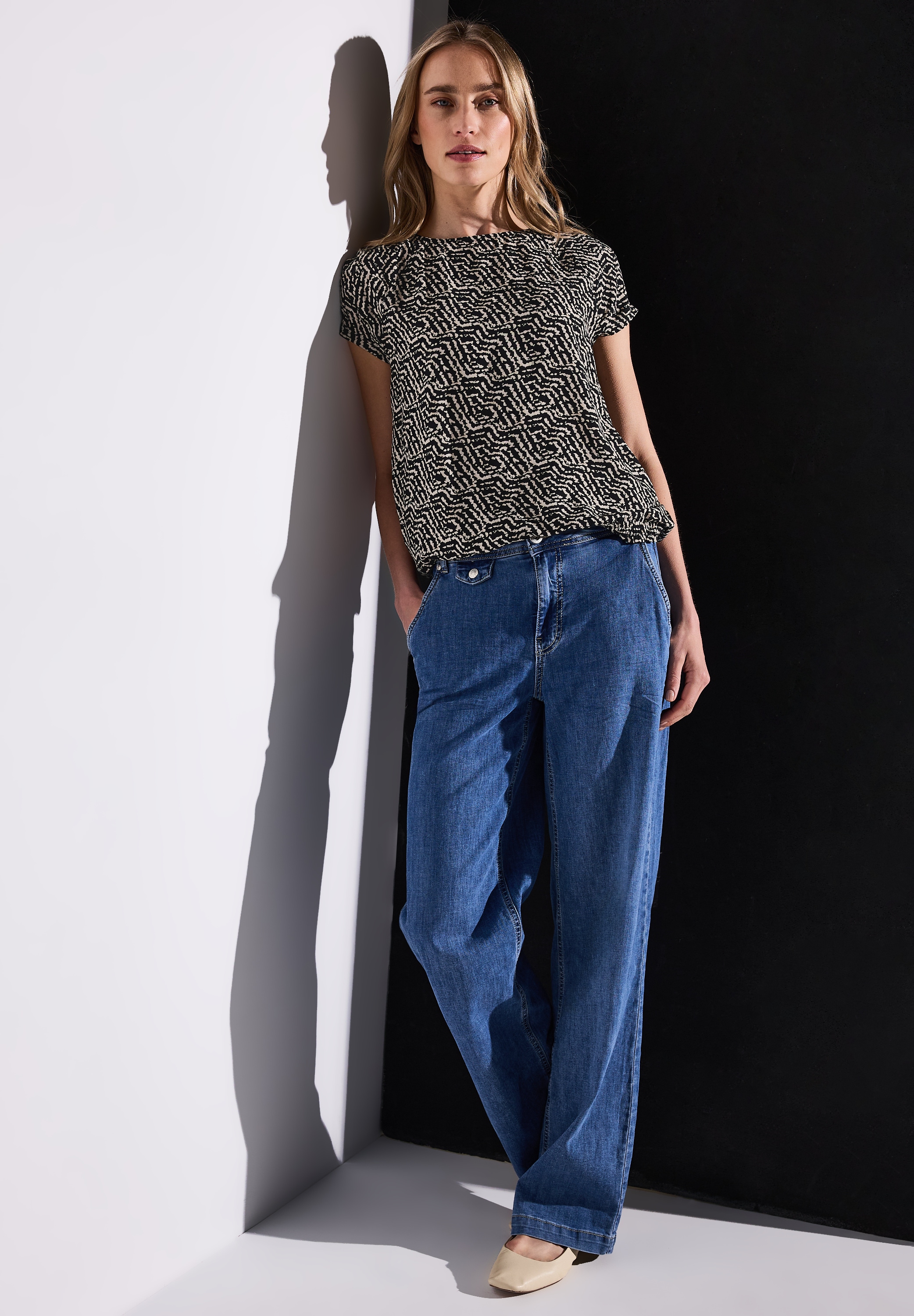 STREET ONE Print-Shirt, mit floralem Muster